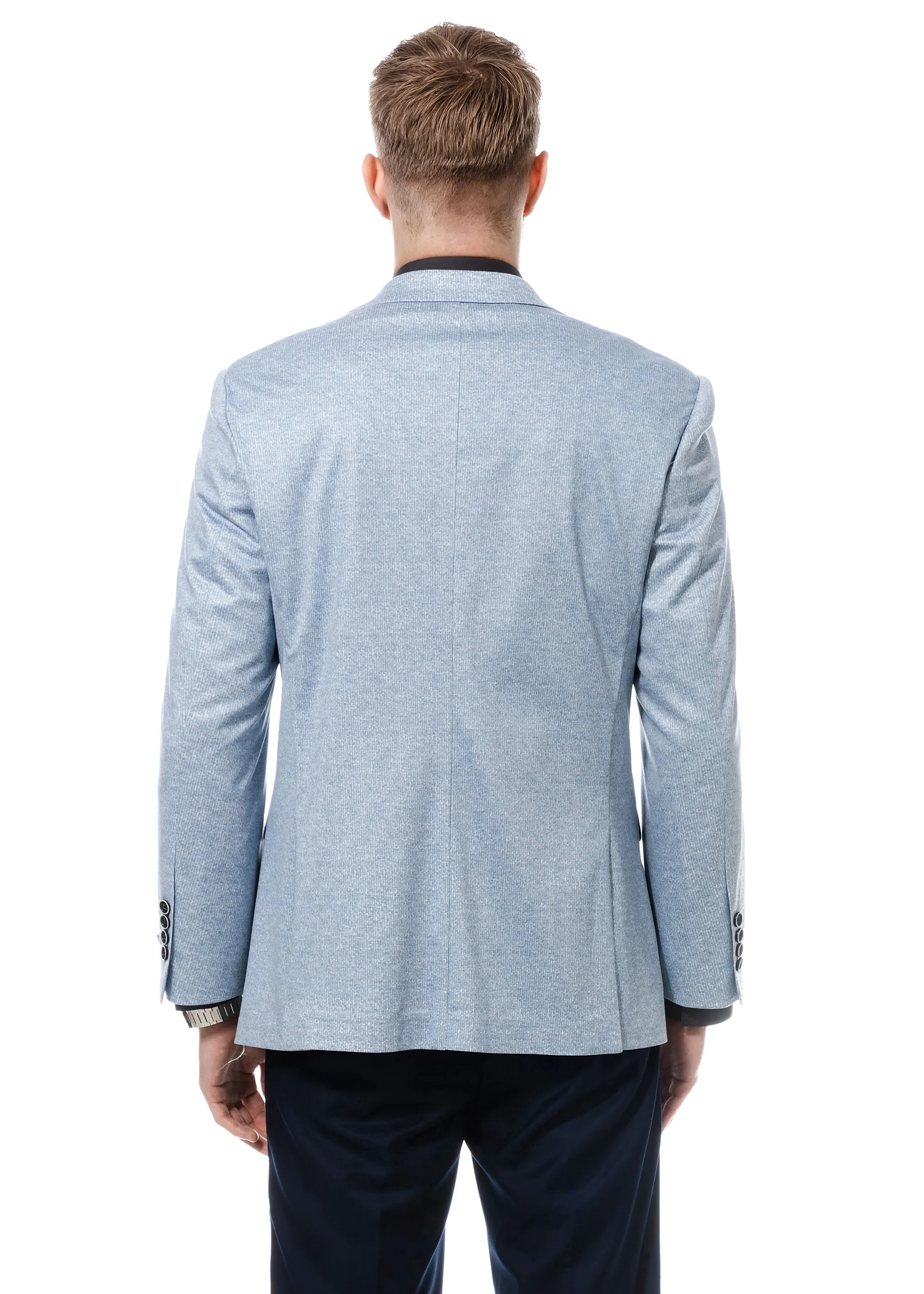 1 Like No Other Light Blue Stretch Blazer