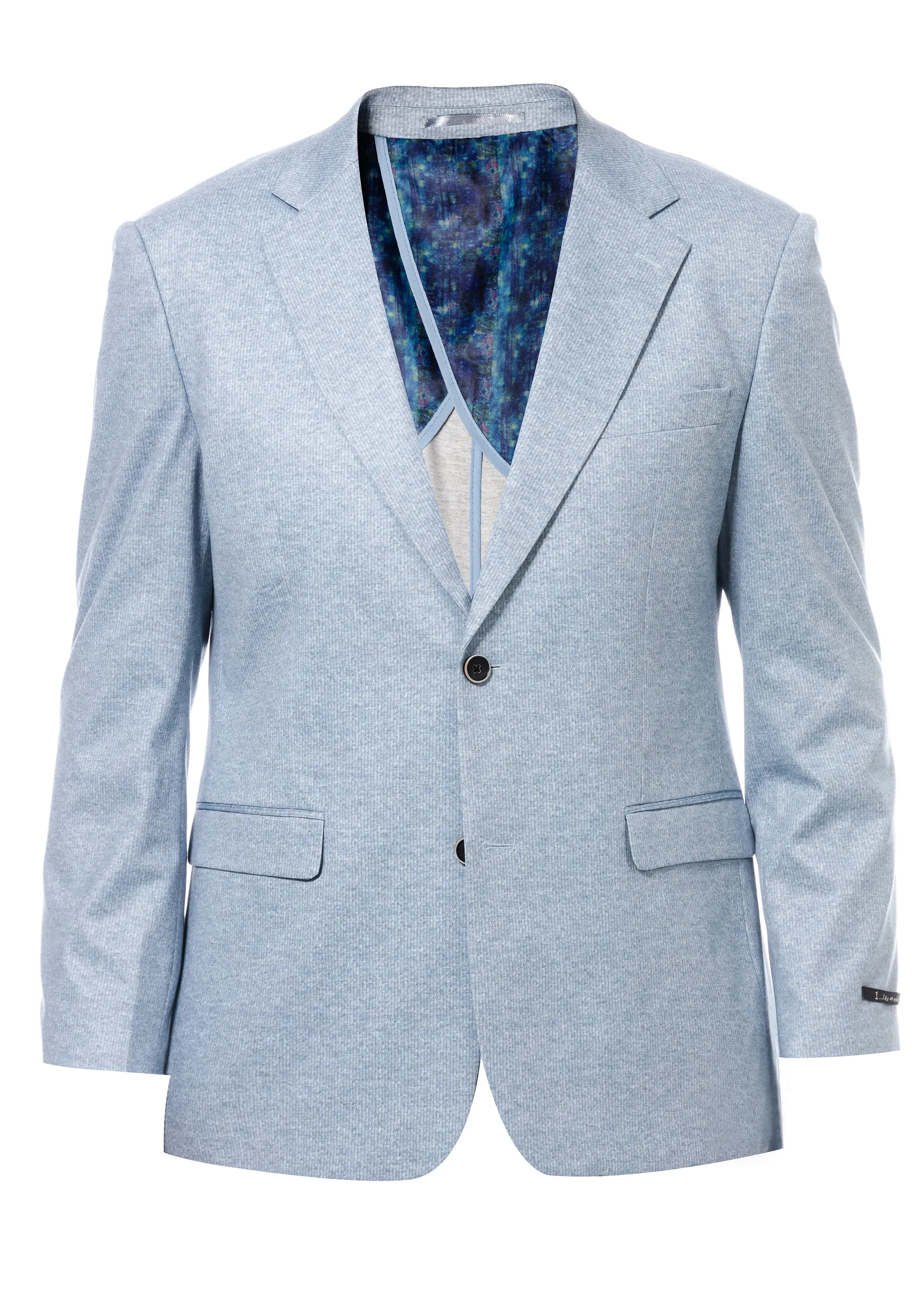 1 Like No Other Light Blue Stretch Blazer