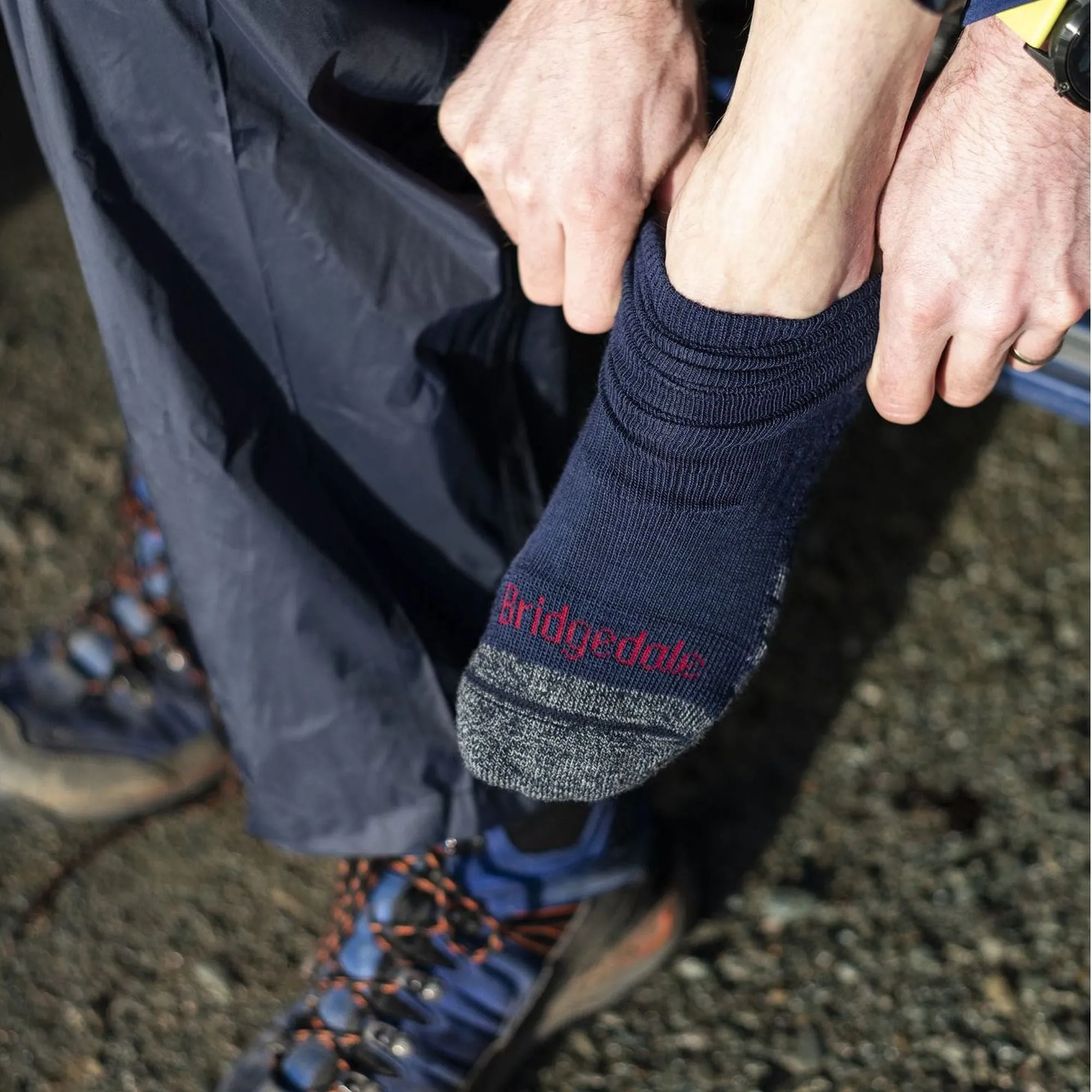 1 Pack Mens Heavyweight Merino Wool Boot Socks