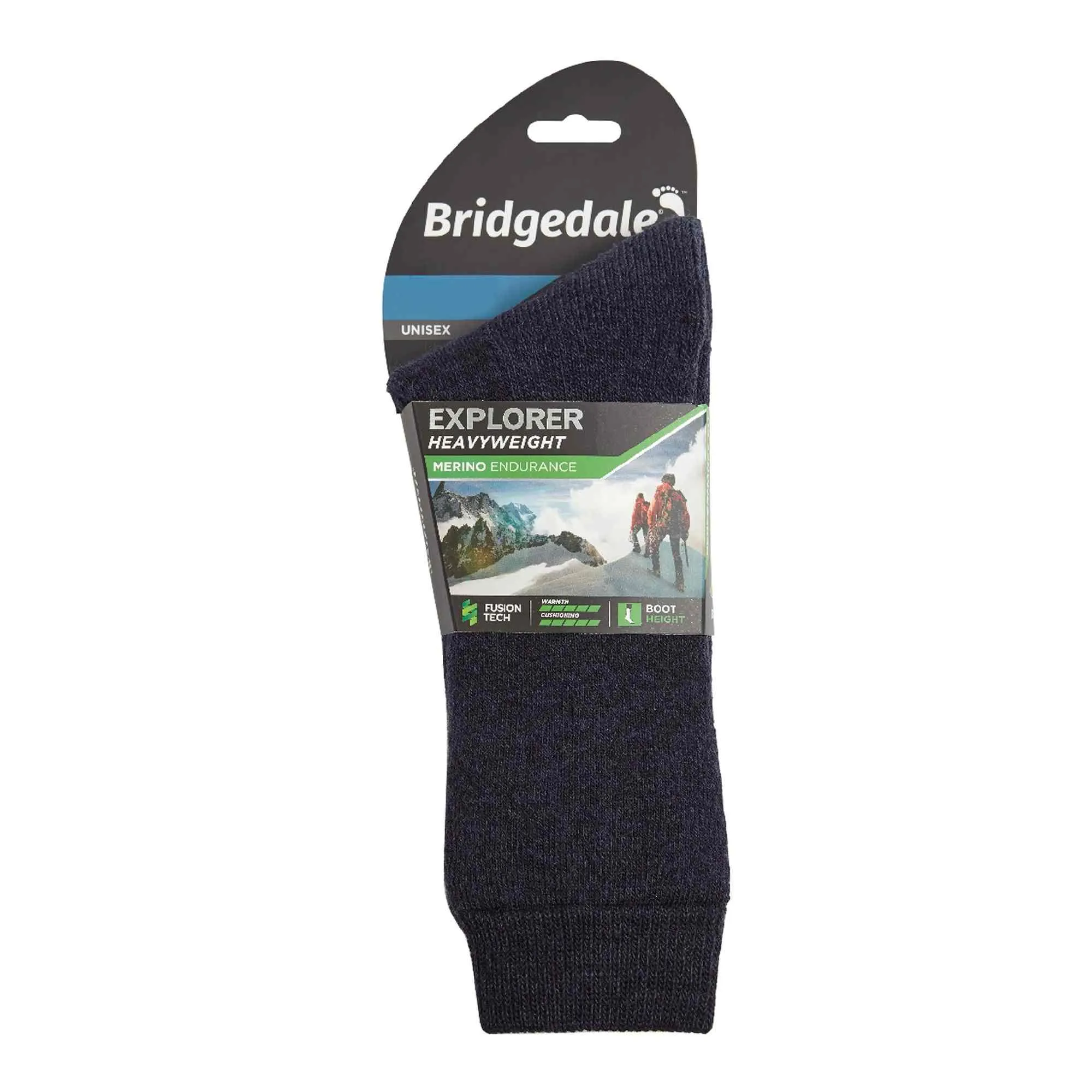 1 Pack Mens Heavyweight Merino Wool Boot Socks