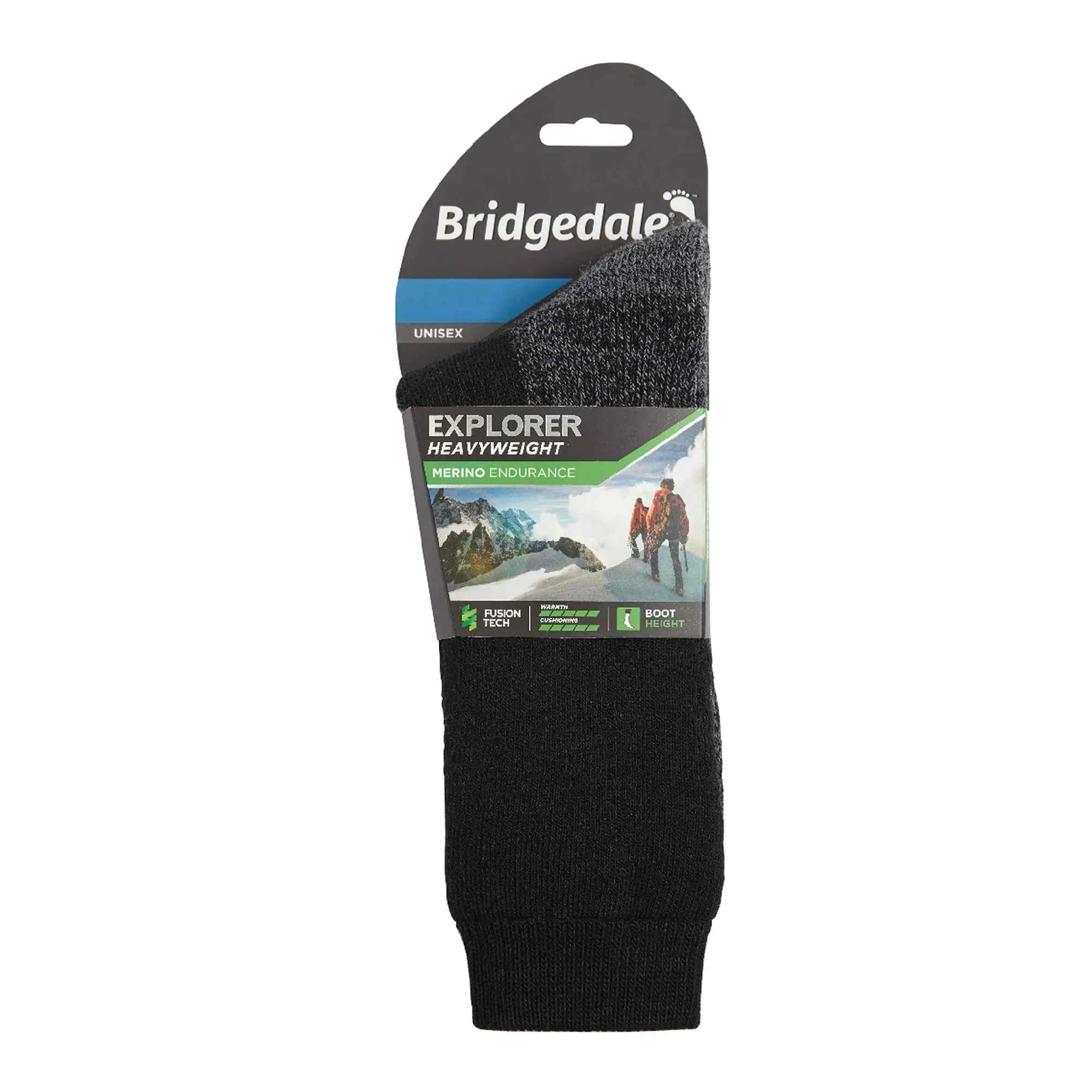 1 Pack Mens Heavyweight Merino Wool Boot Socks