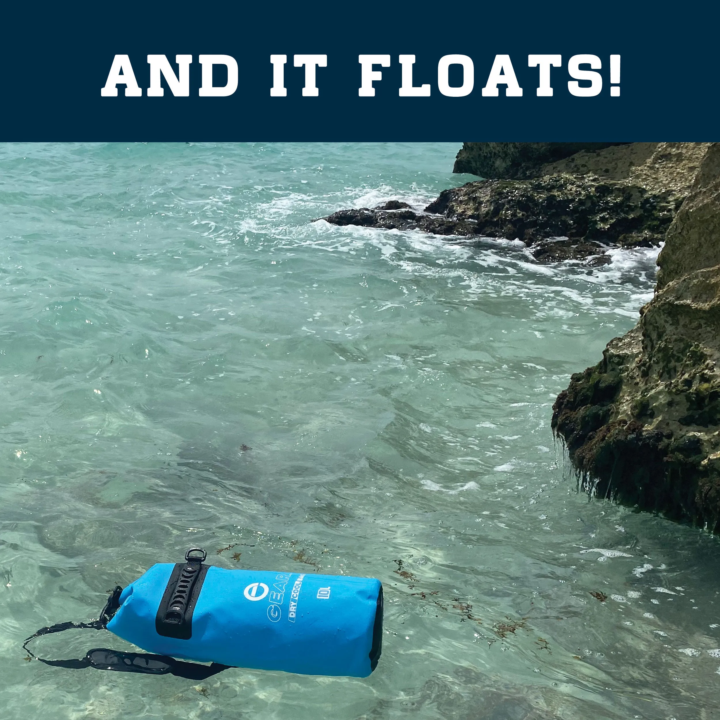 15L - Enthusiast Gear Roll Top Insulated Backpack Cooler Dry Bag – Perfect for Kayaking Fishing Beach Hiking - 15L