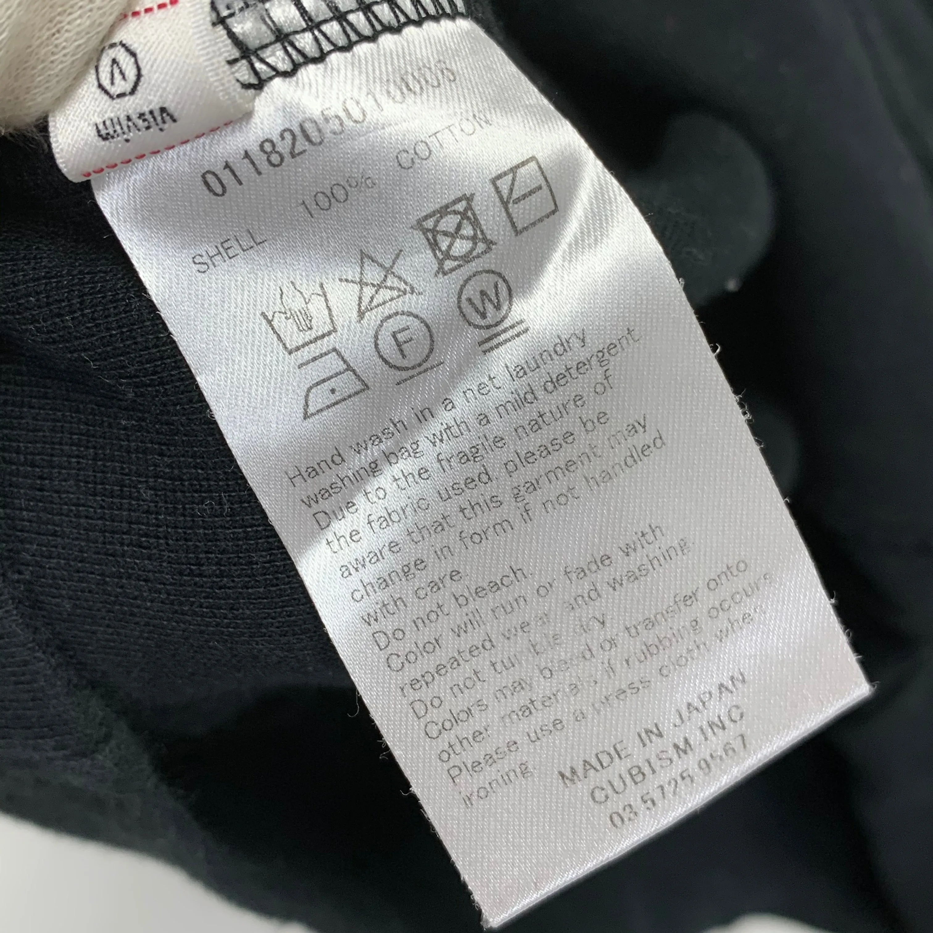 [2XL] Visvim 18AW JV Hoodie P.O. Luxsic Hoodie Sweatshirt Black