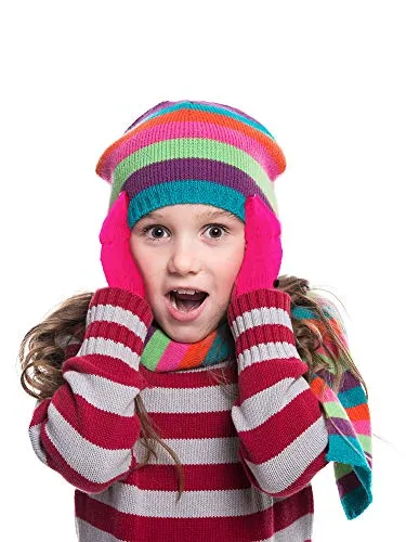6 Pairs Convertible Fingerless Gloves (Kids & Teens)