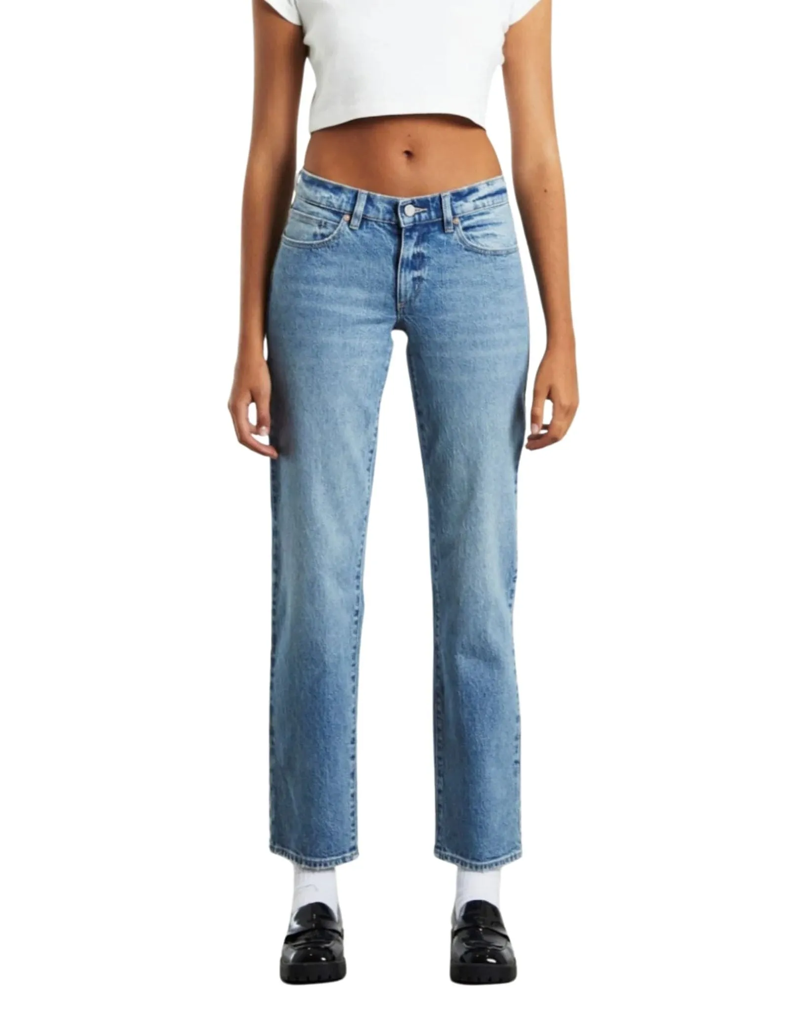 A 99 Low Straight Lizzie  Y2K - Vintage Blue