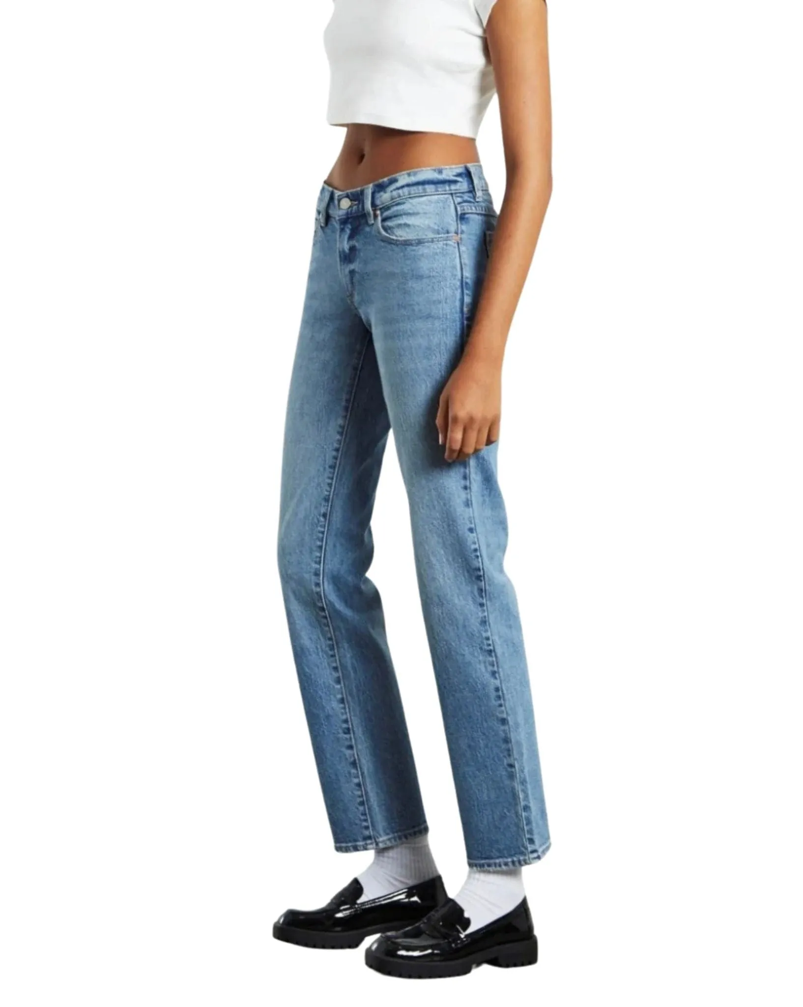 A 99 Low Straight Lizzie  Y2K - Vintage Blue