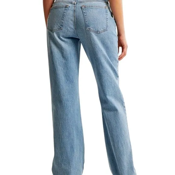 Abercrombie &amp; Fitch 90's Baggy Low Rise Curve Love Jeans Size 29