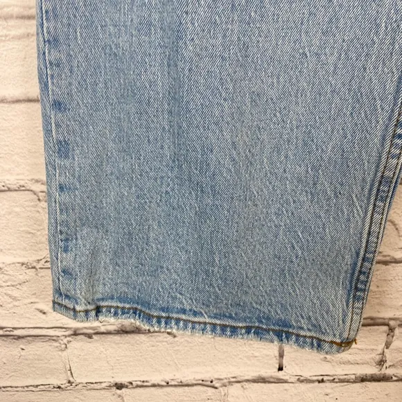 Abercrombie &amp; Fitch Low Rise Baggy Fit Jeans Light Wash size 14 NWT