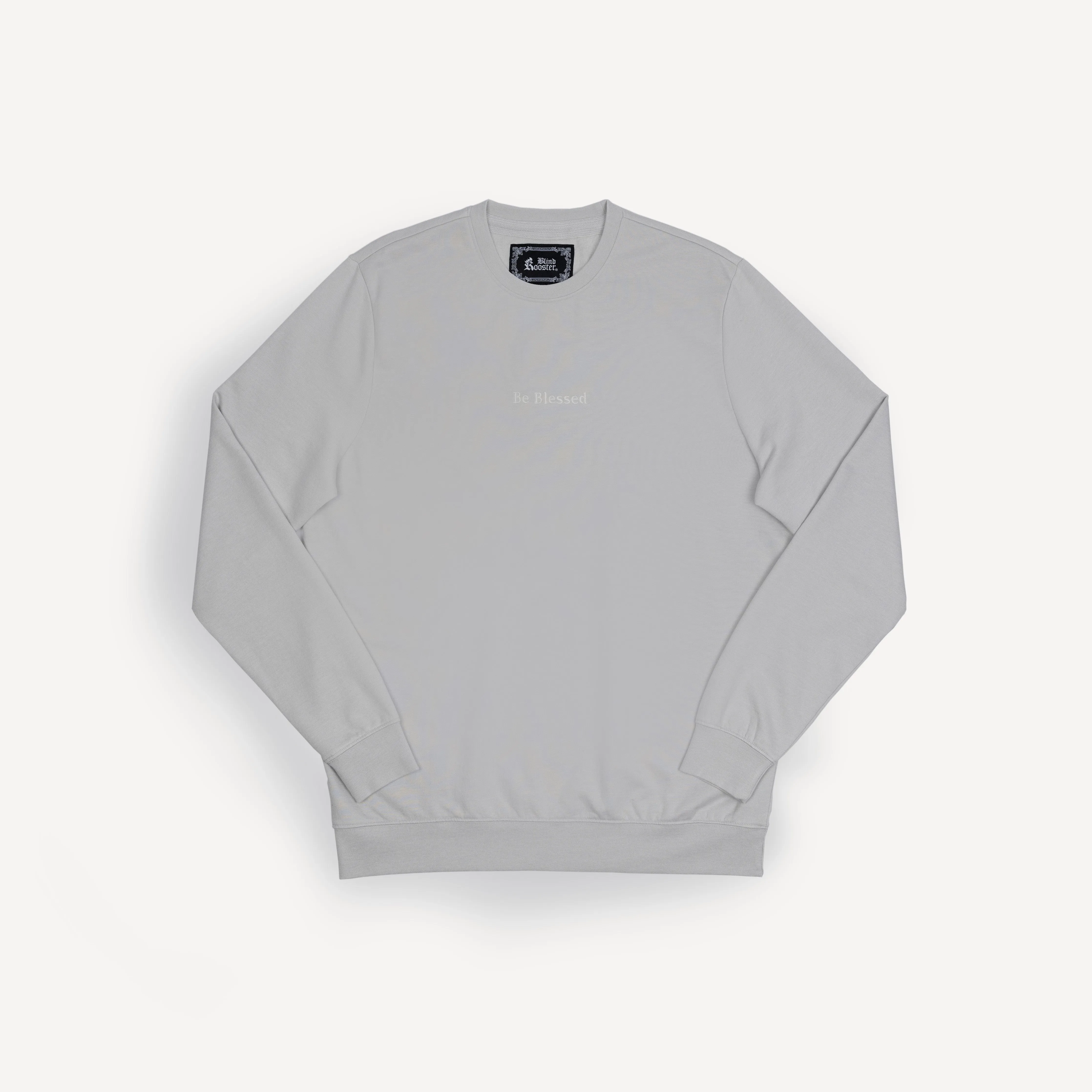 Acid Washed Crewneck Sweatshirt - Northern Droplet / Be Blessed