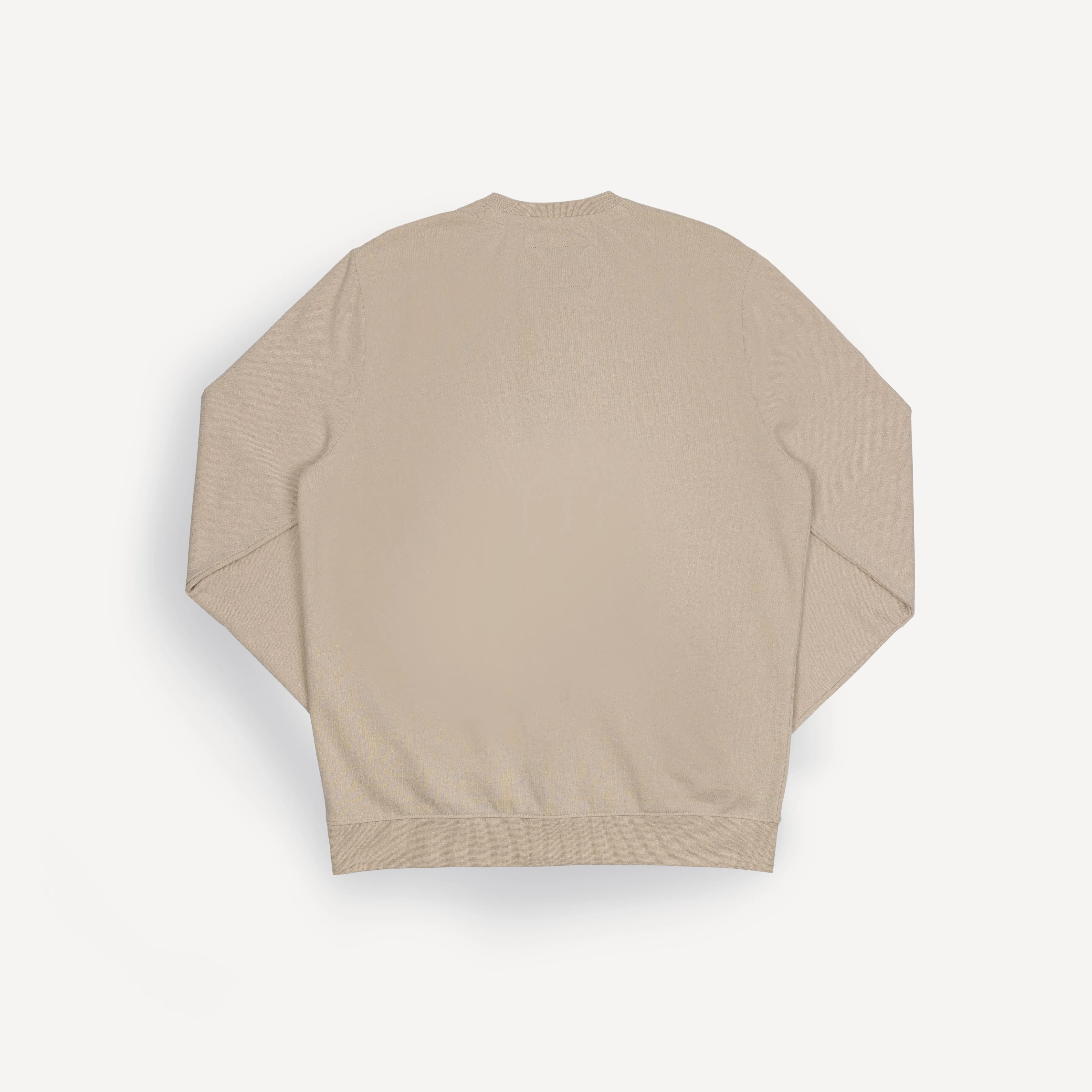 Acid Washed Crewneck Sweatshirt - Oatmeal / Brooklyn