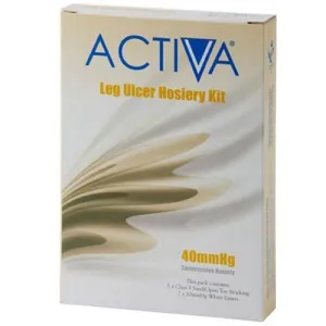 Activa Leg Ulcer Hosiery Kit Black Medium 40mmHg x 1