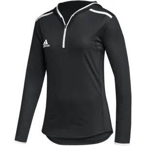 Adidas Team Issue 1/4 Zip Hoodie Black Women's