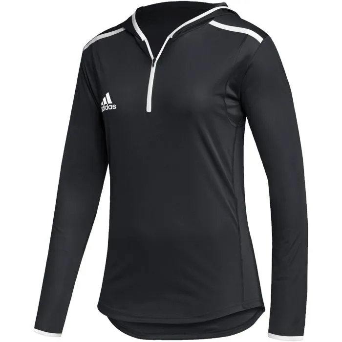 Adidas Team Issue 1/4 Zip Hoodie Black Women's