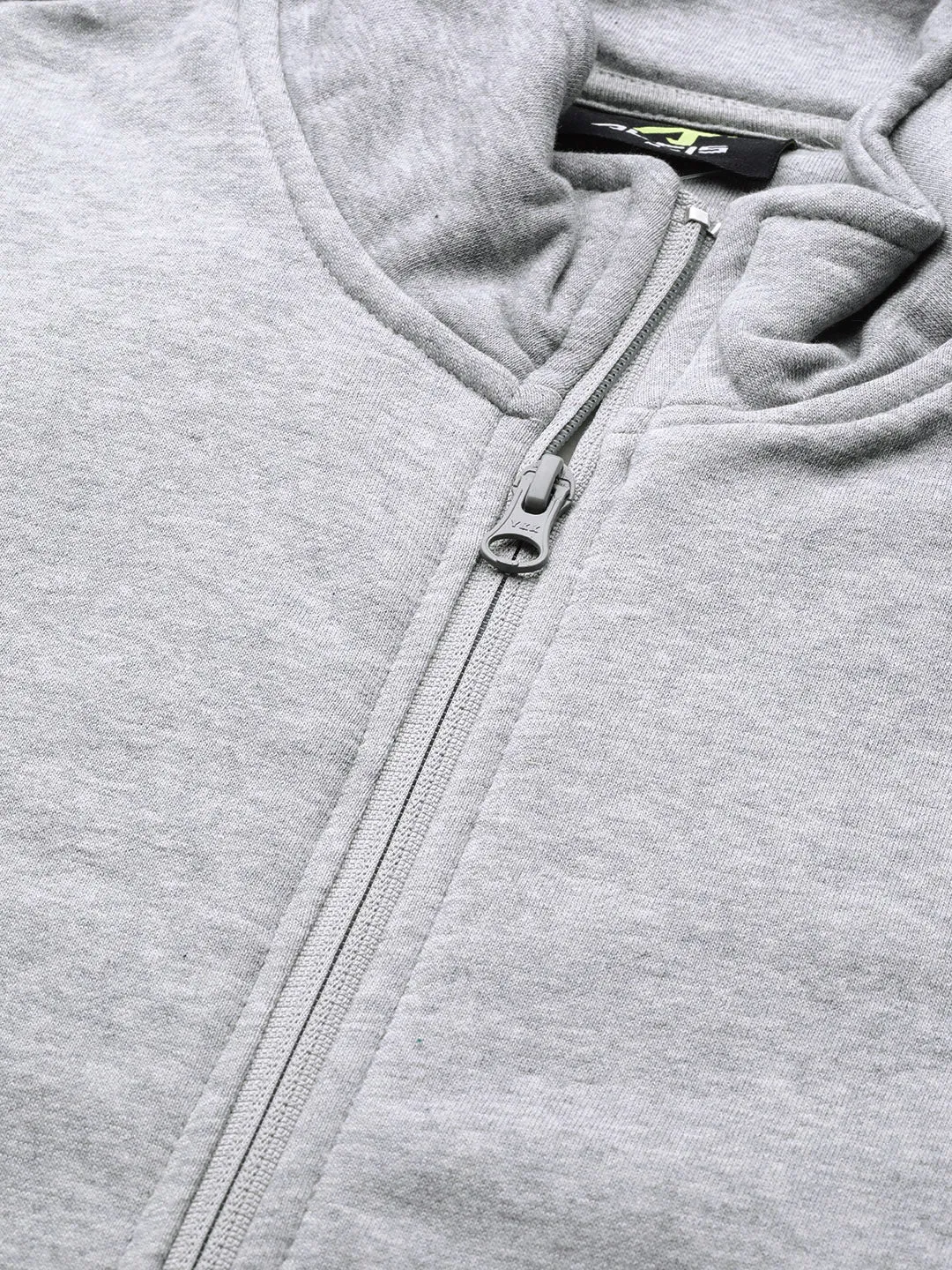 Alcis Men Grey Melange Solid Sweatshirt