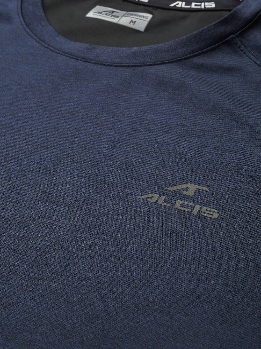 Alcis Men Navy Blue Solid Sweatshirt