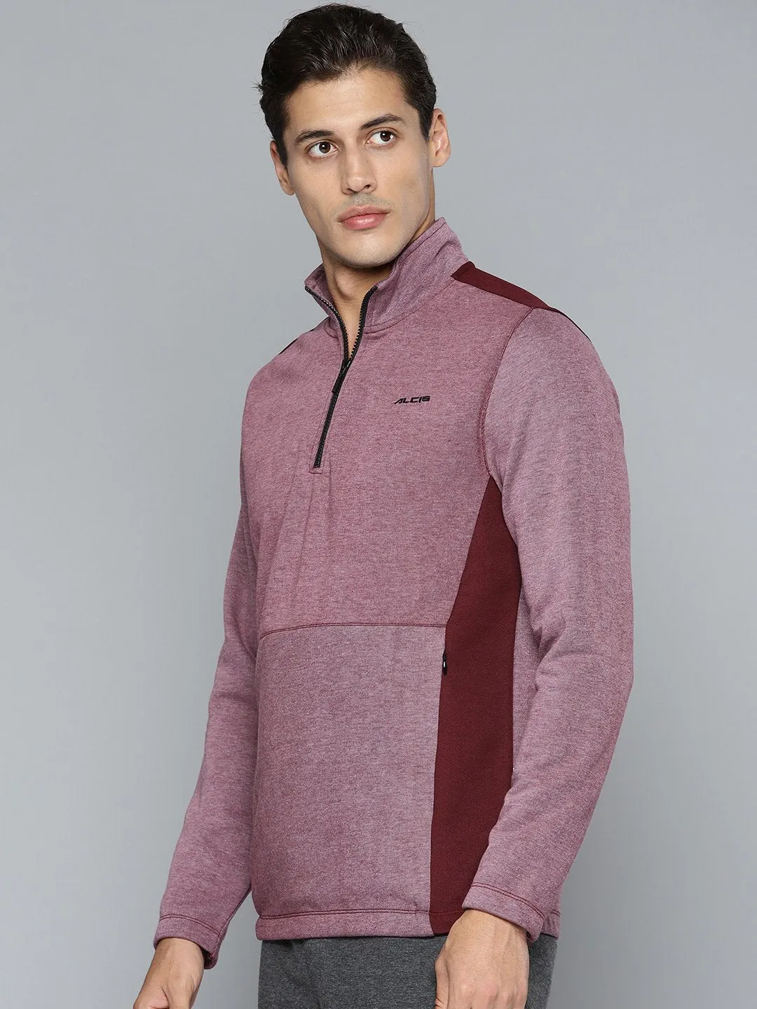 Alcis Men Purple Sweatshirt