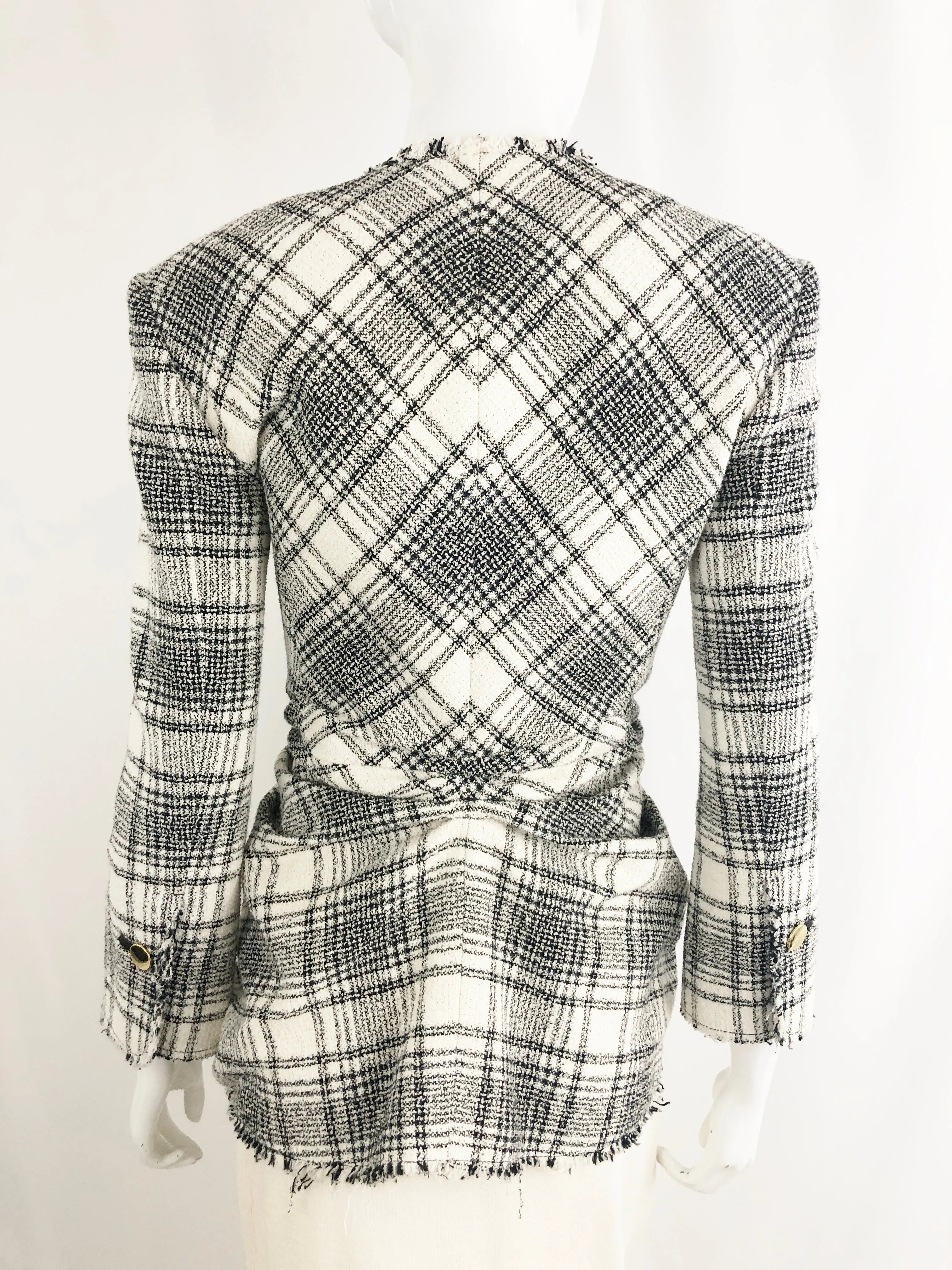 Alexander Wang Leather Trim Jacket Size 2