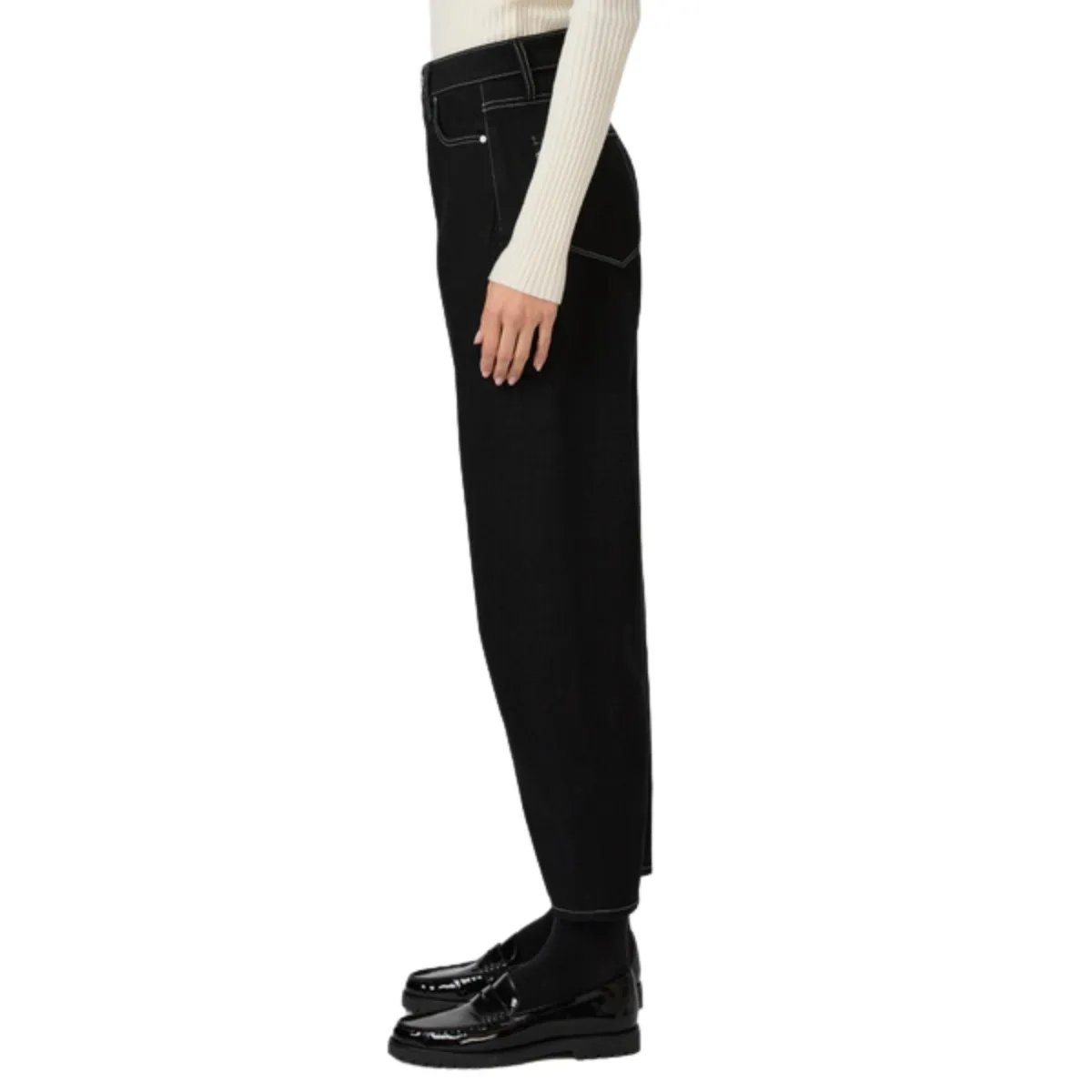 Alexis Covered Buttonfly Black