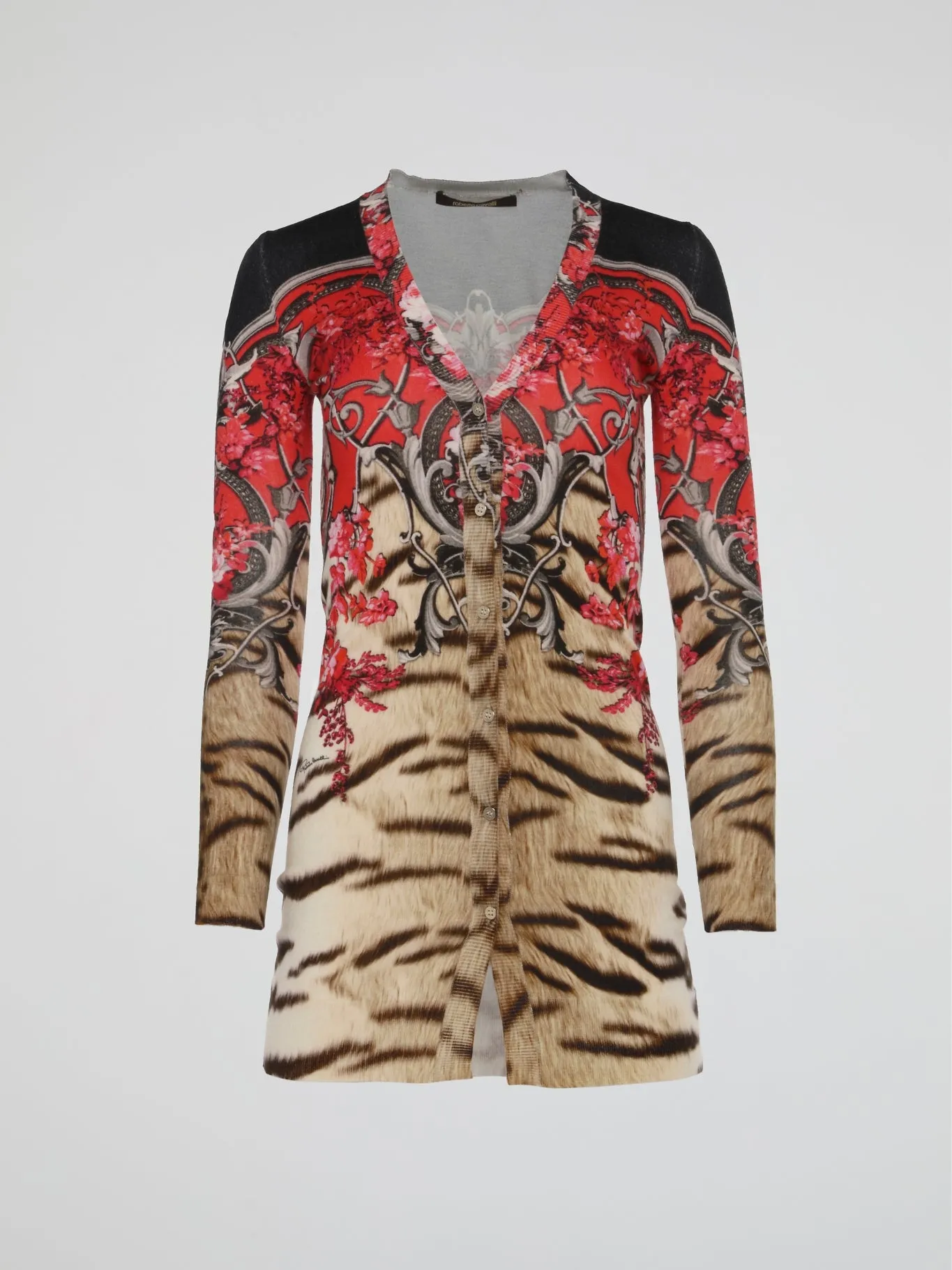 Animal Print Cardigan