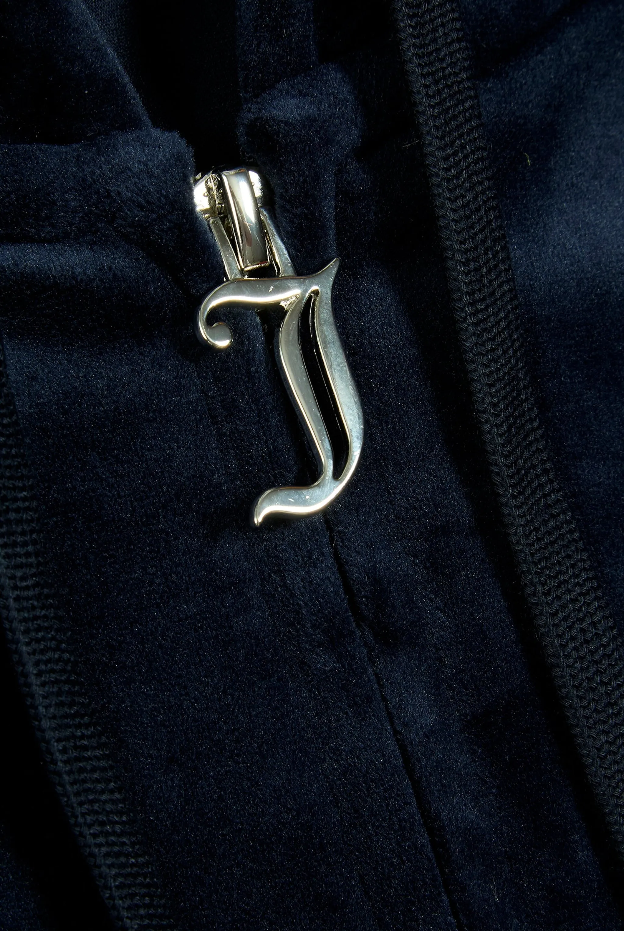'AQUARIUS' NIGHT SKY DIAMANTÉ VELOUR ZIP-THROUGH HOODIE