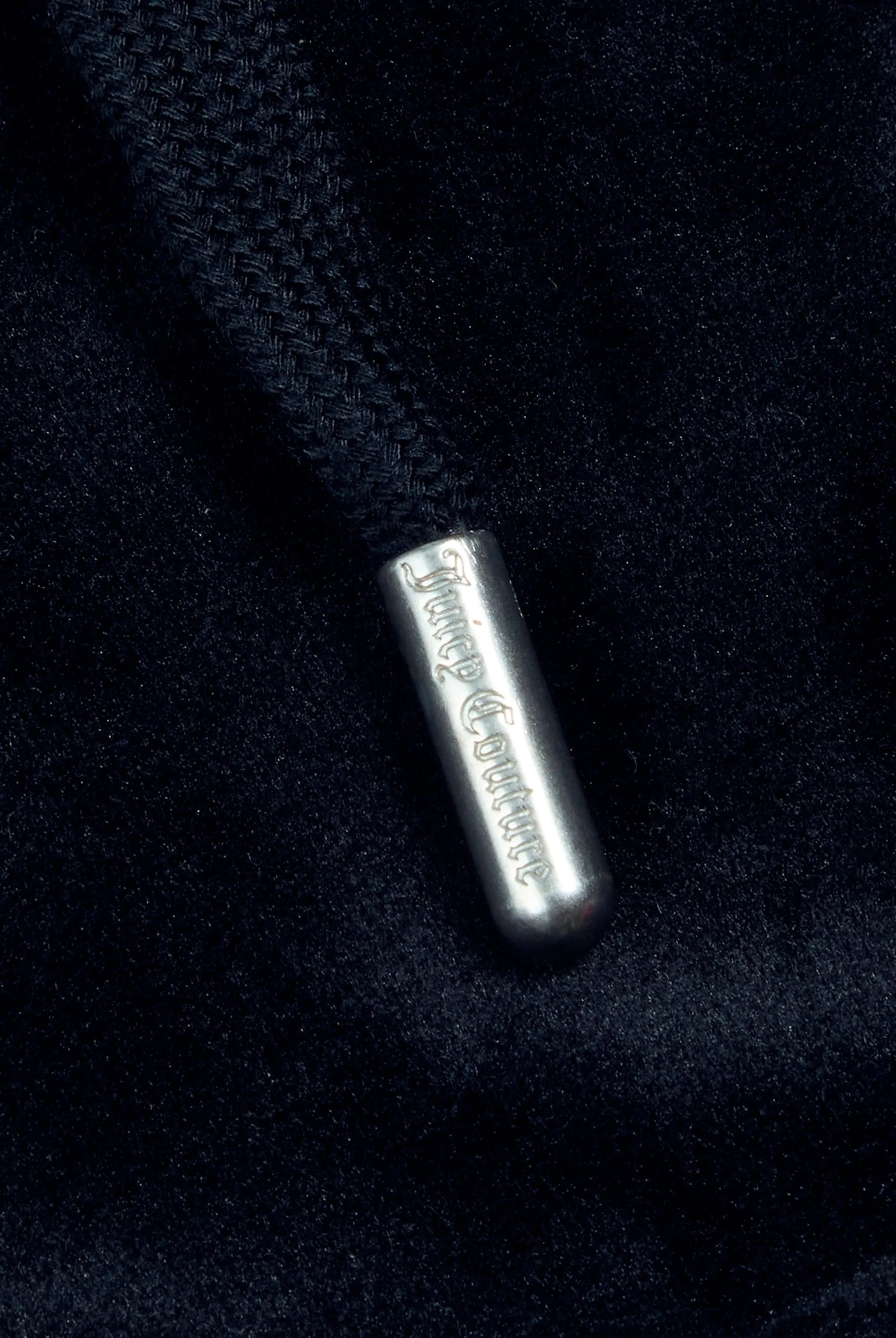 'AQUARIUS' NIGHT SKY DIAMANTÉ VELOUR ZIP-THROUGH HOODIE
