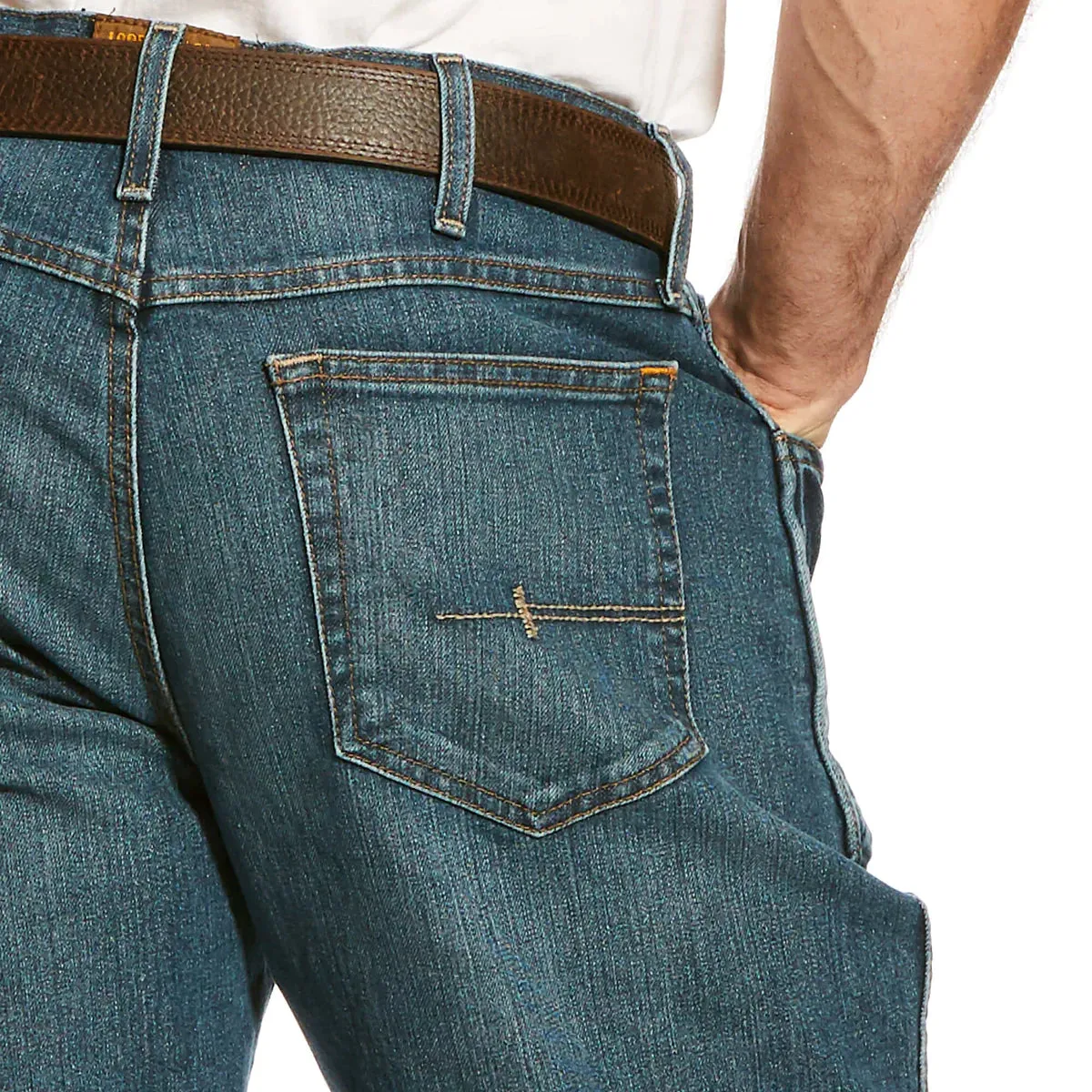 Ariat M4 Rebar Lowrise Mens Jean Carbine Blue