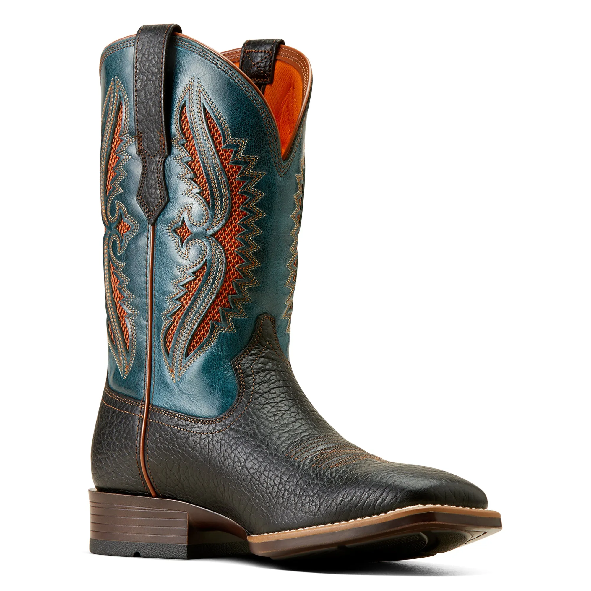Ariat Mens 10050904 Rowder VentTEK 360 Western Boots in Black/Dark Teal