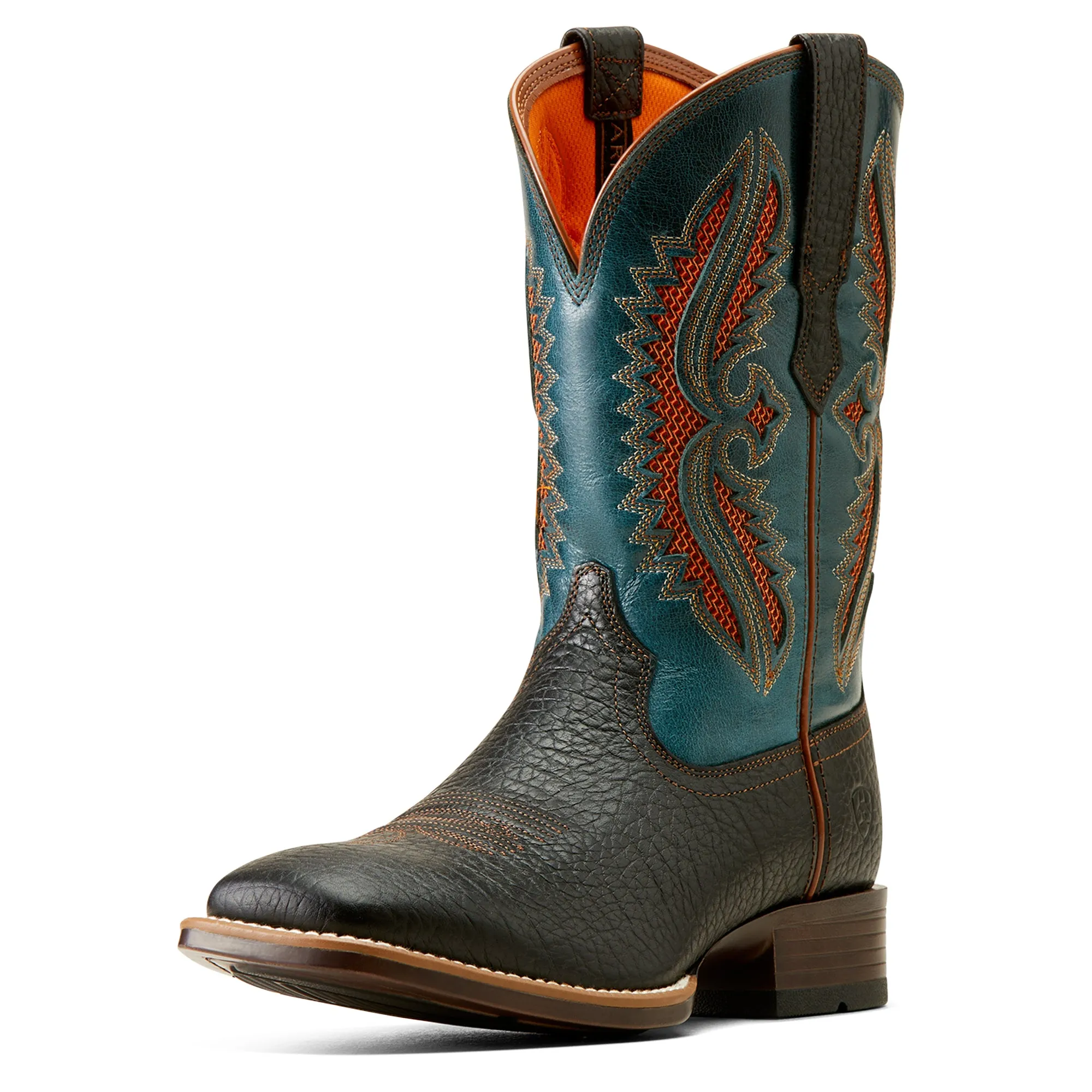 Ariat Mens 10050904 Rowder VentTEK 360 Western Boots in Black/Dark Teal