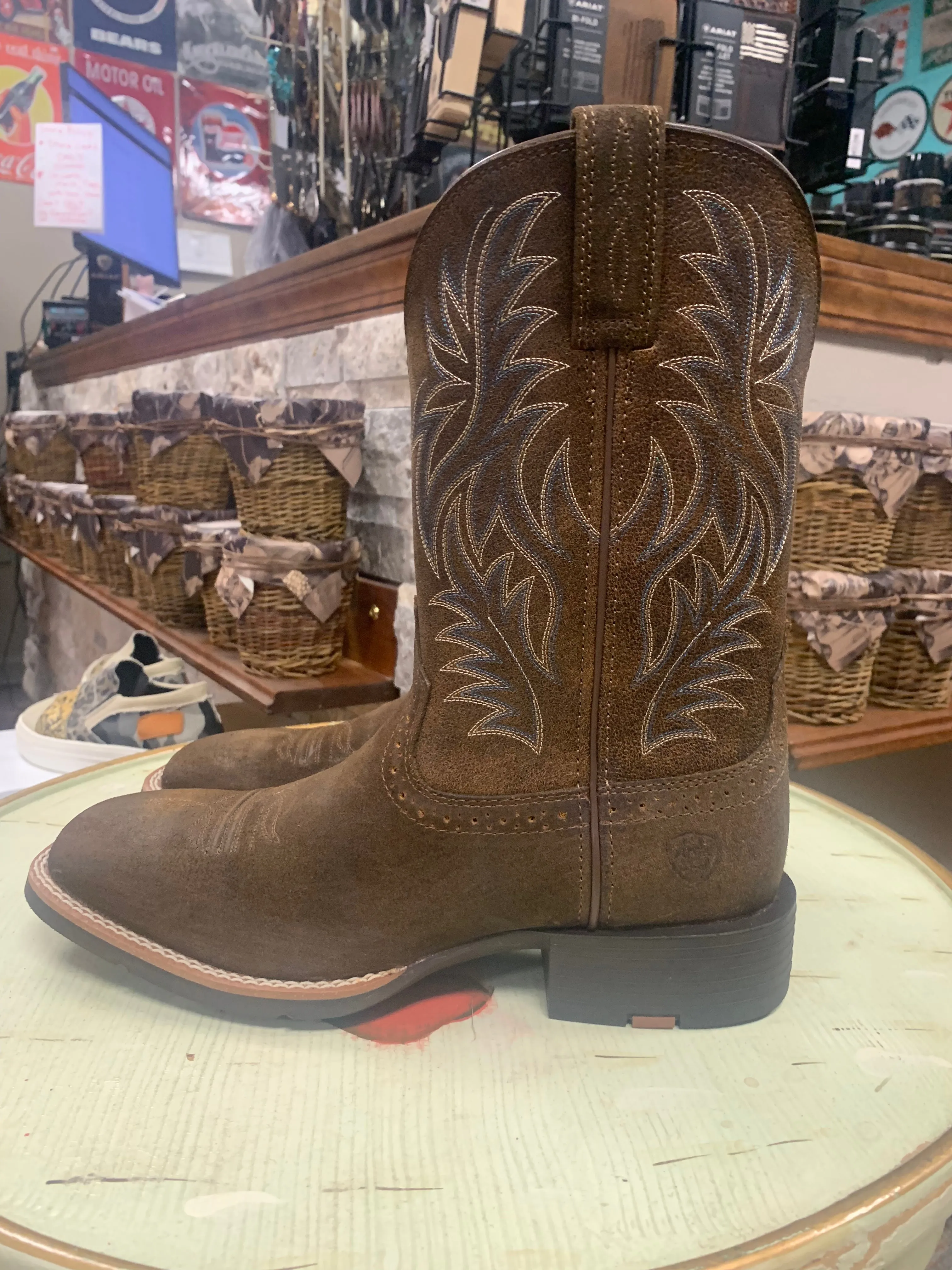 Ariat Men's Sport Performance Western Boots - Broad Square Toe