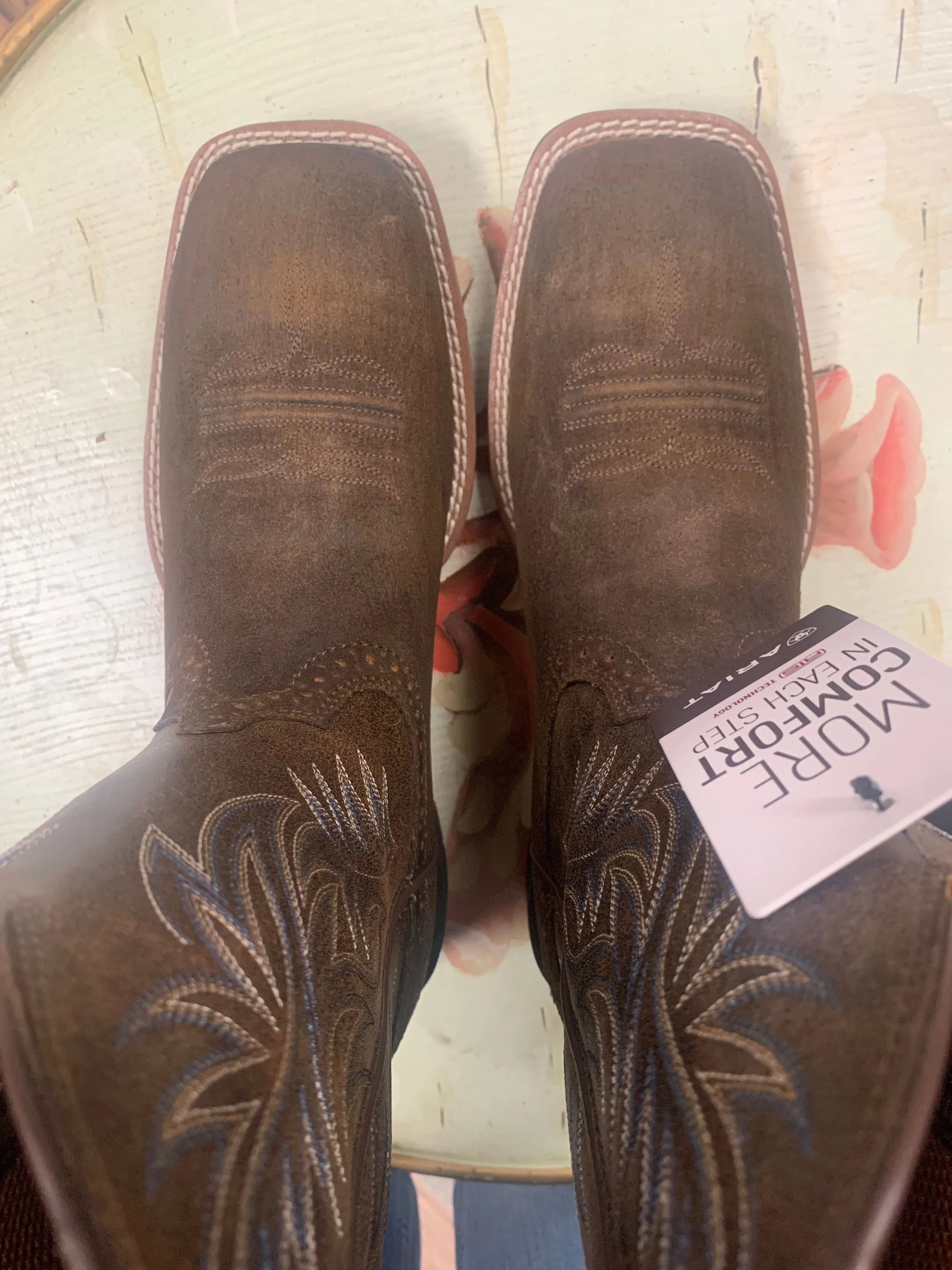 Ariat Men's Sport Performance Western Boots - Broad Square Toe