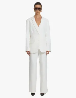 Atonement Blazer - White Wash