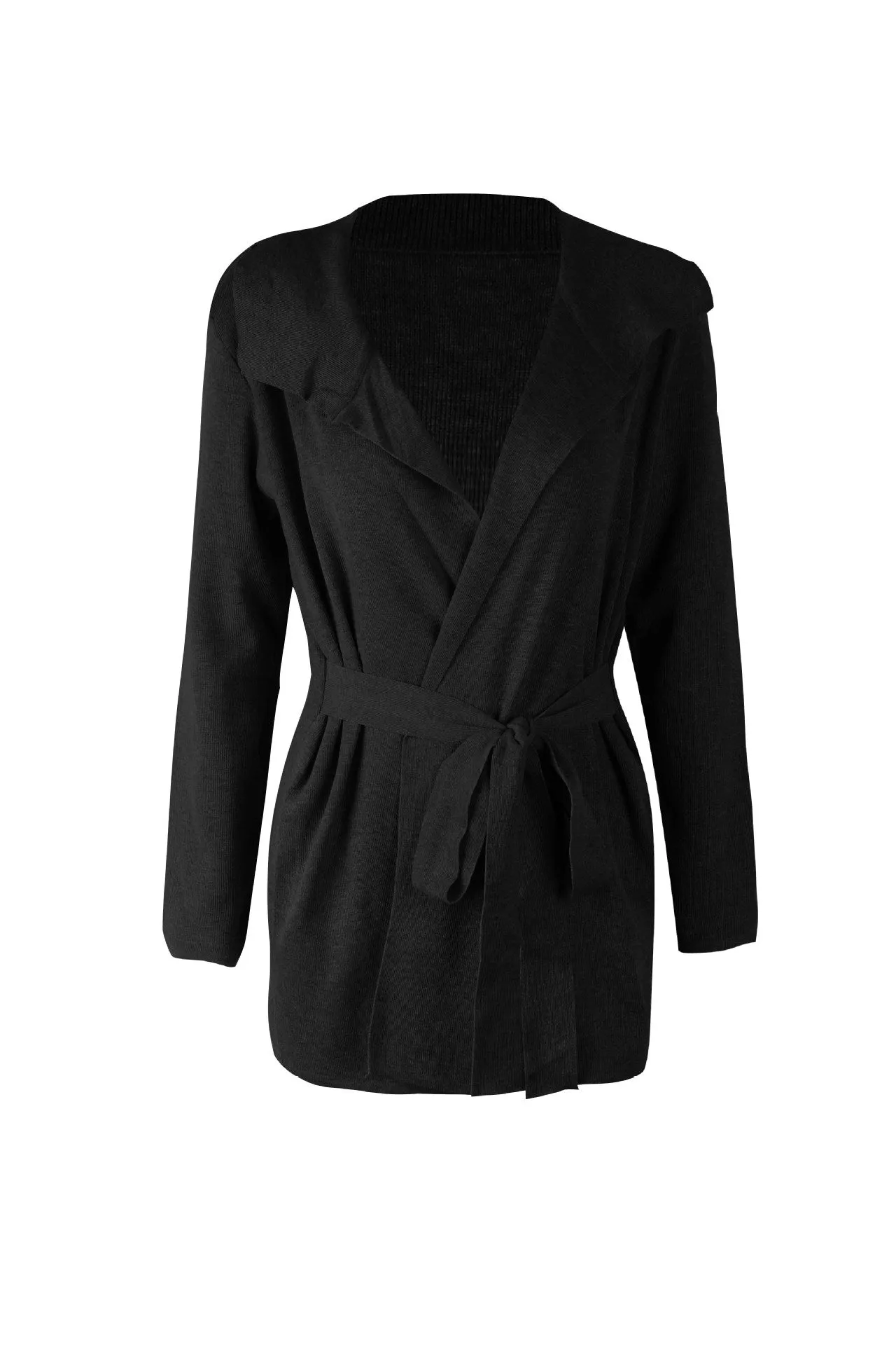 Autumn and Winter Sweater Cardigan Coat Sweater Straps Shirt Women's Clothing