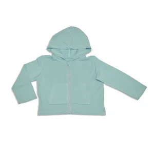 Bamboo Terry Zip Hoodie w/Kangaroo Pocket (Lustre)