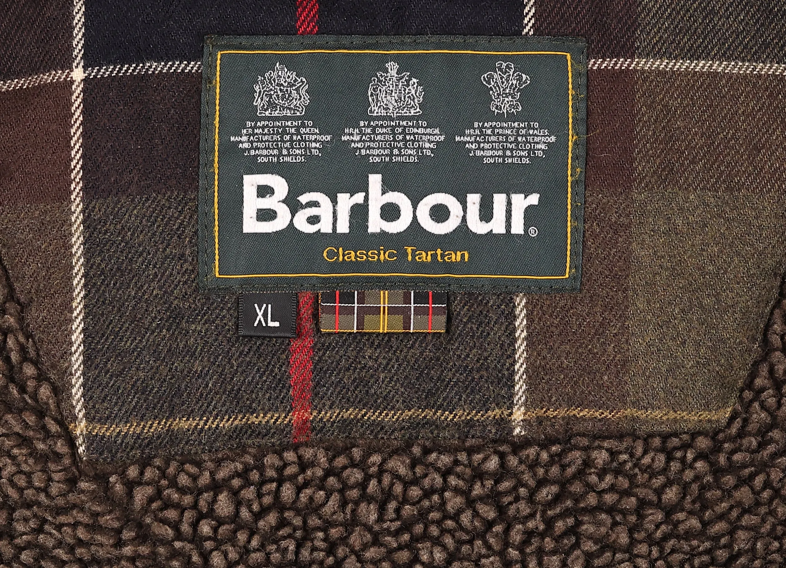 Barbour Brindle Wax Jacket Coat - Green - XL