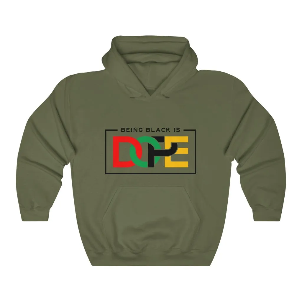 Being Black Is Dope Unisex Heavy Blend™ Hooded Sweatshirt