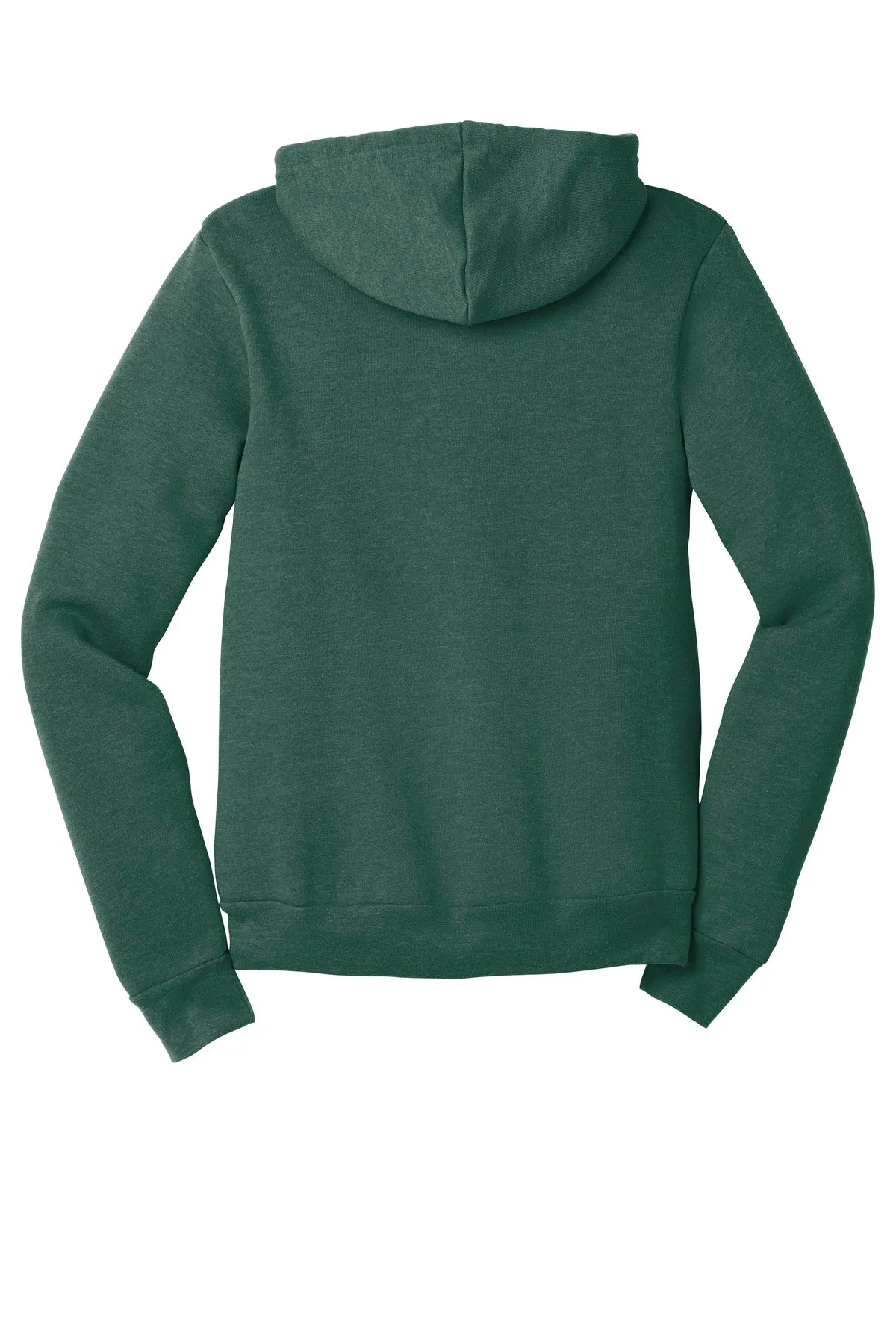 BELLA CANVAS  Unisex Sponge Fleece Full-Zip Hoodie. BC3739 Heather Forest