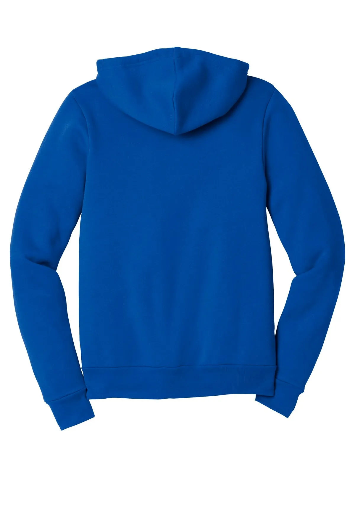 BELLA CANVAS  Unisex Sponge Fleece Full-Zip Hoodie. BC3739 True Royal