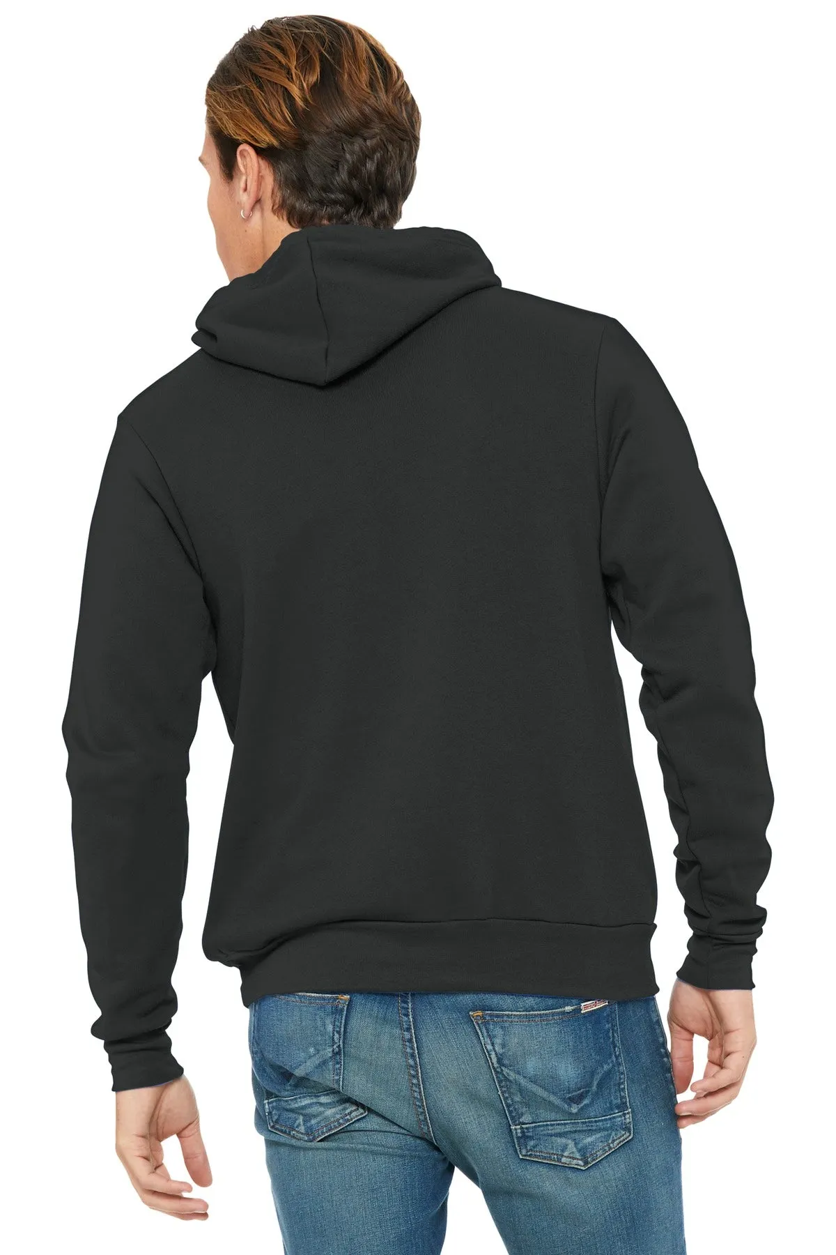 BELLA CANVAS  Unisex Sponge Fleece Pullover Hoodie. BC3719 Dark Grey