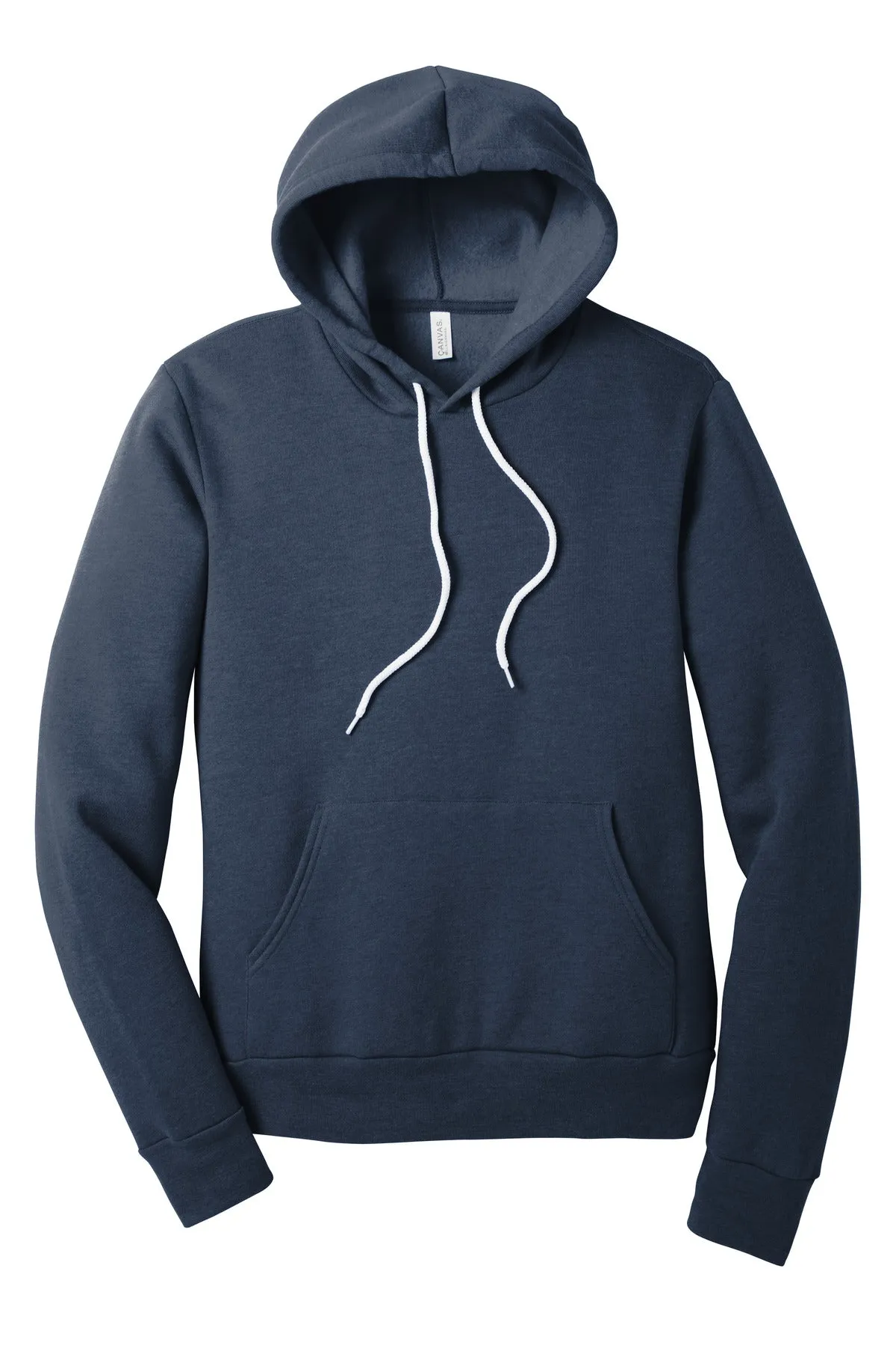BELLA CANVAS  Unisex Sponge Fleece Pullover Hoodie. BC3719 Heather Navy