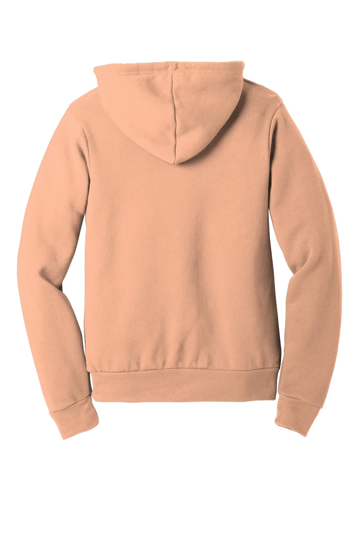 BELLA CANVAS  Unisex Sponge Fleece Pullover Hoodie. BC3719 Peach