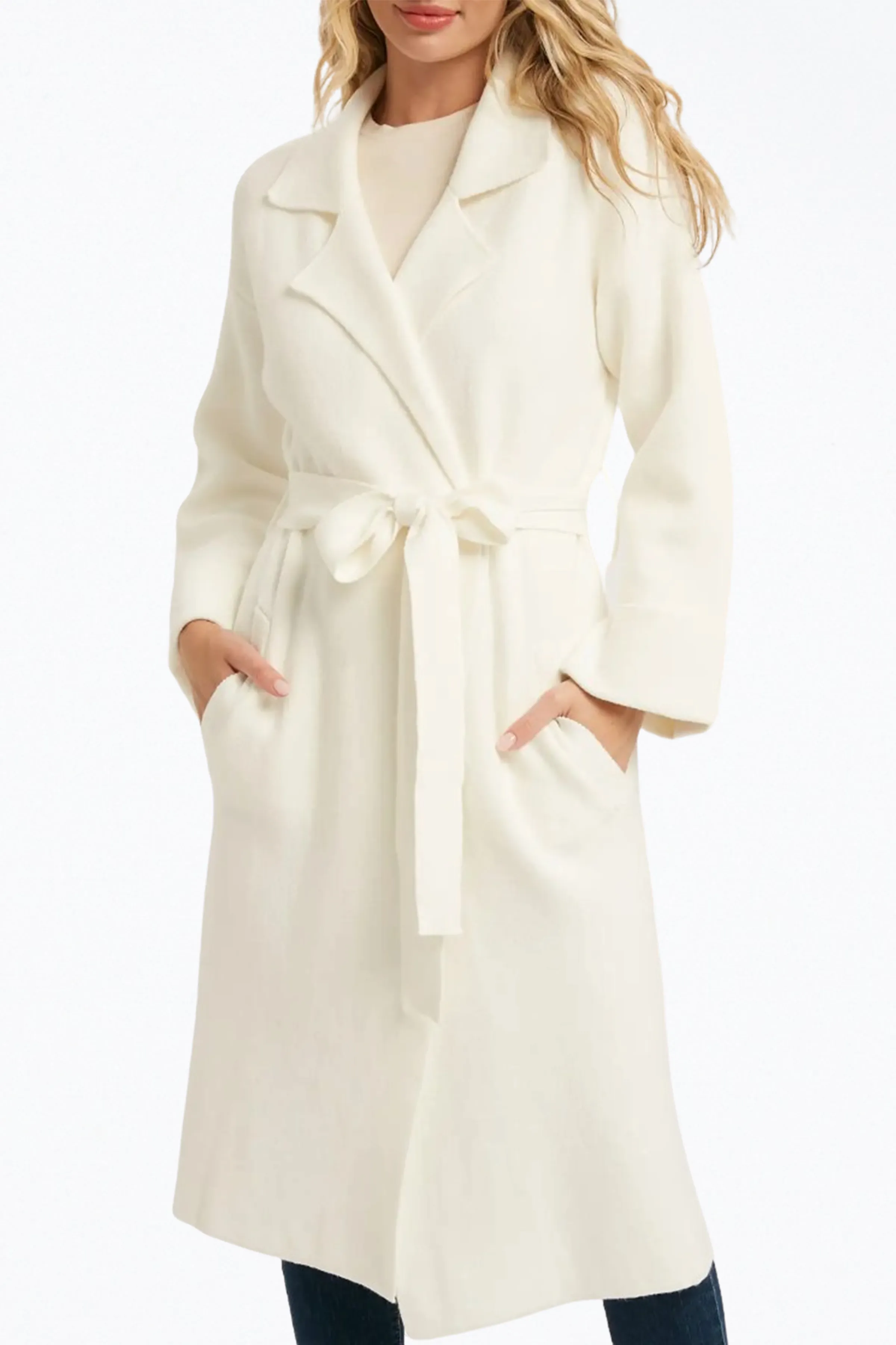 BELTED KNIT CARDIGAN