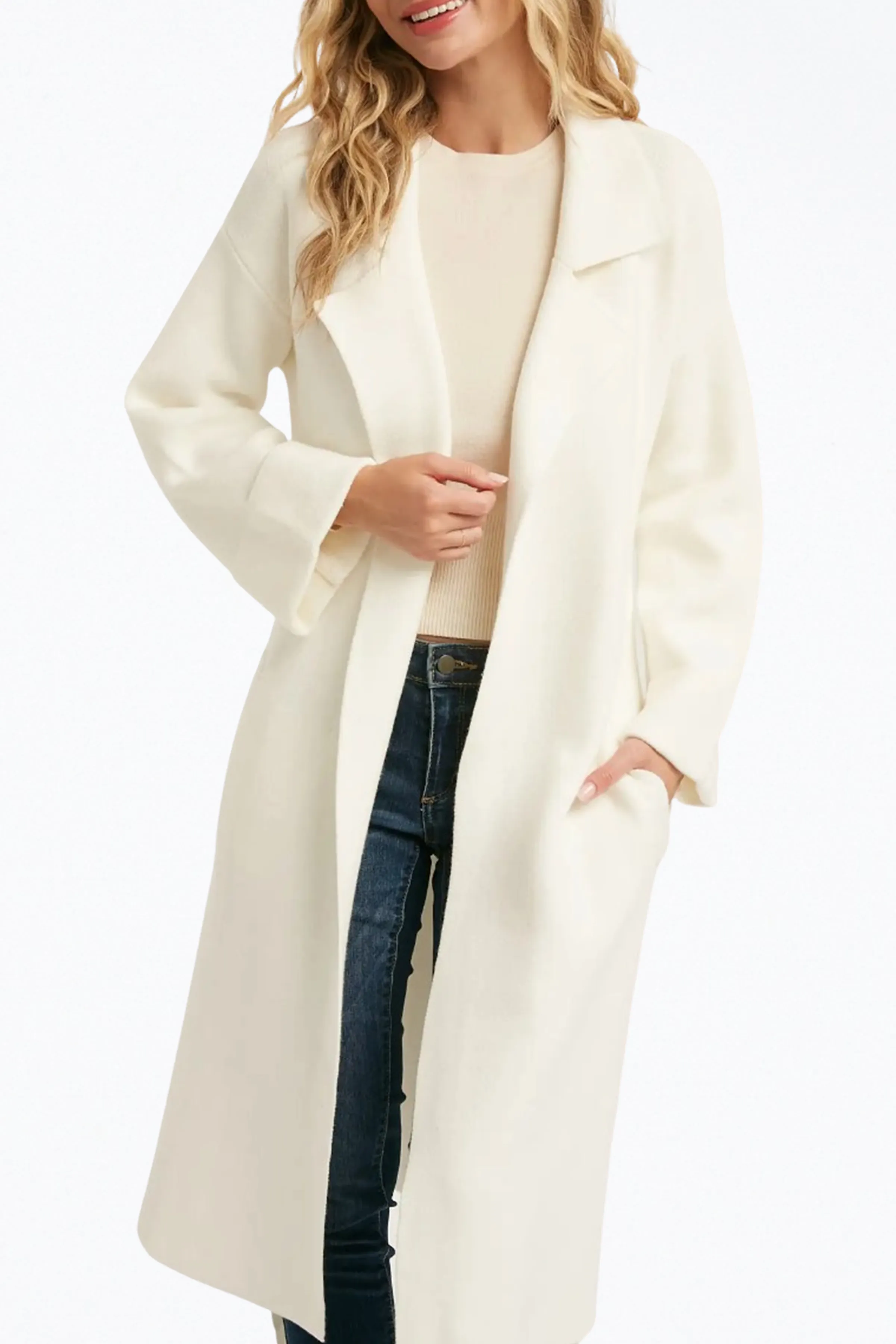 BELTED KNIT CARDIGAN