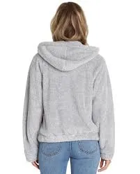 Billabong Women's Reine Down Cozy Polar Fleece Hoodie