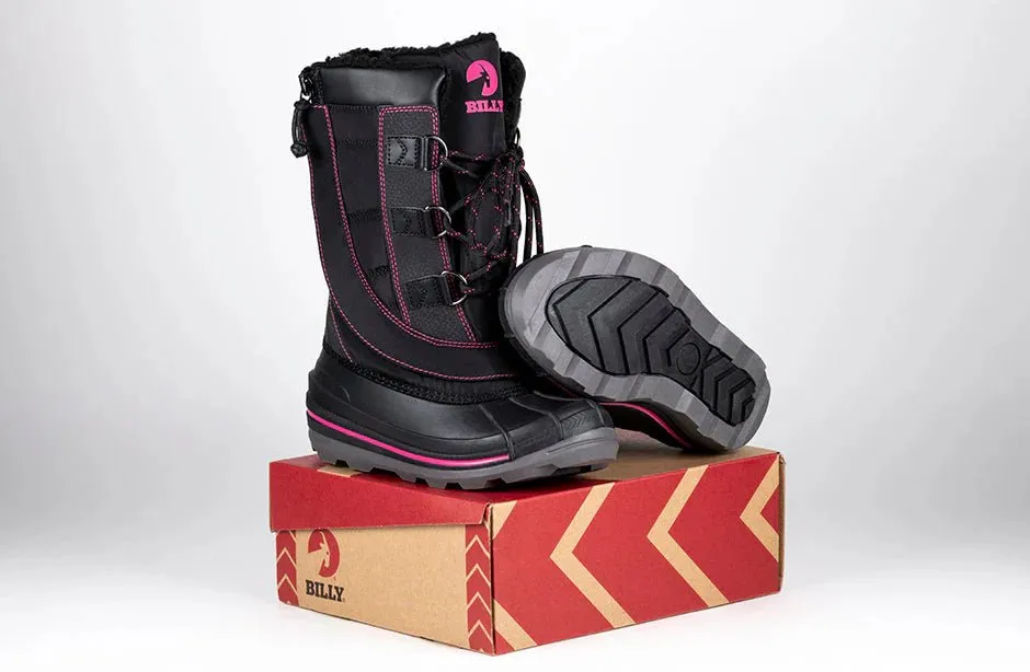 BILLY FOOTWEAR - Billy Ice Winter Boots Black/Pink