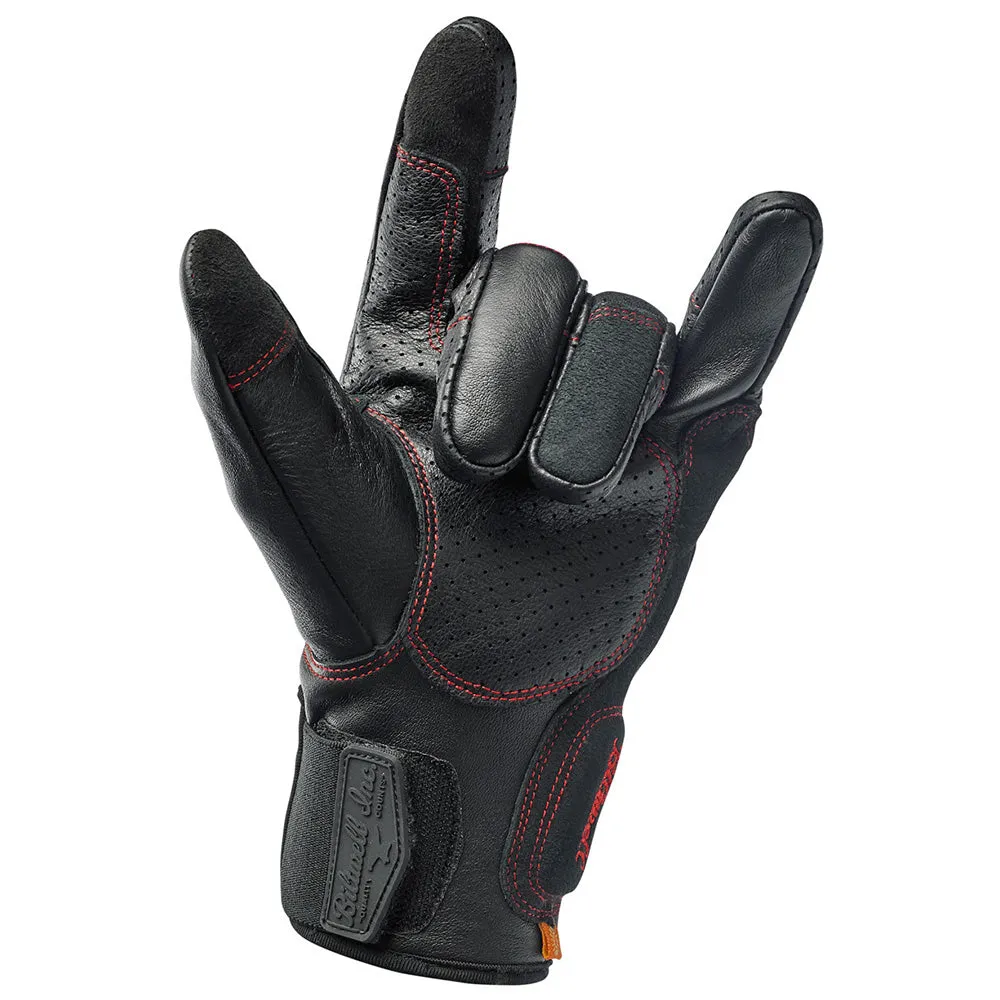 BILTWELL BORREGO LEATHER GLOVE [REDLINE]
