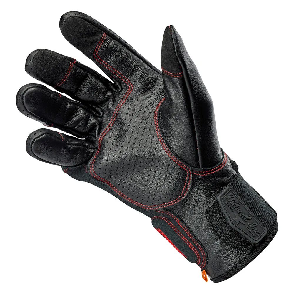 BILTWELL BORREGO LEATHER GLOVE [REDLINE]