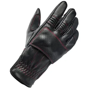BILTWELL BORREGO LEATHER GLOVE [REDLINE]