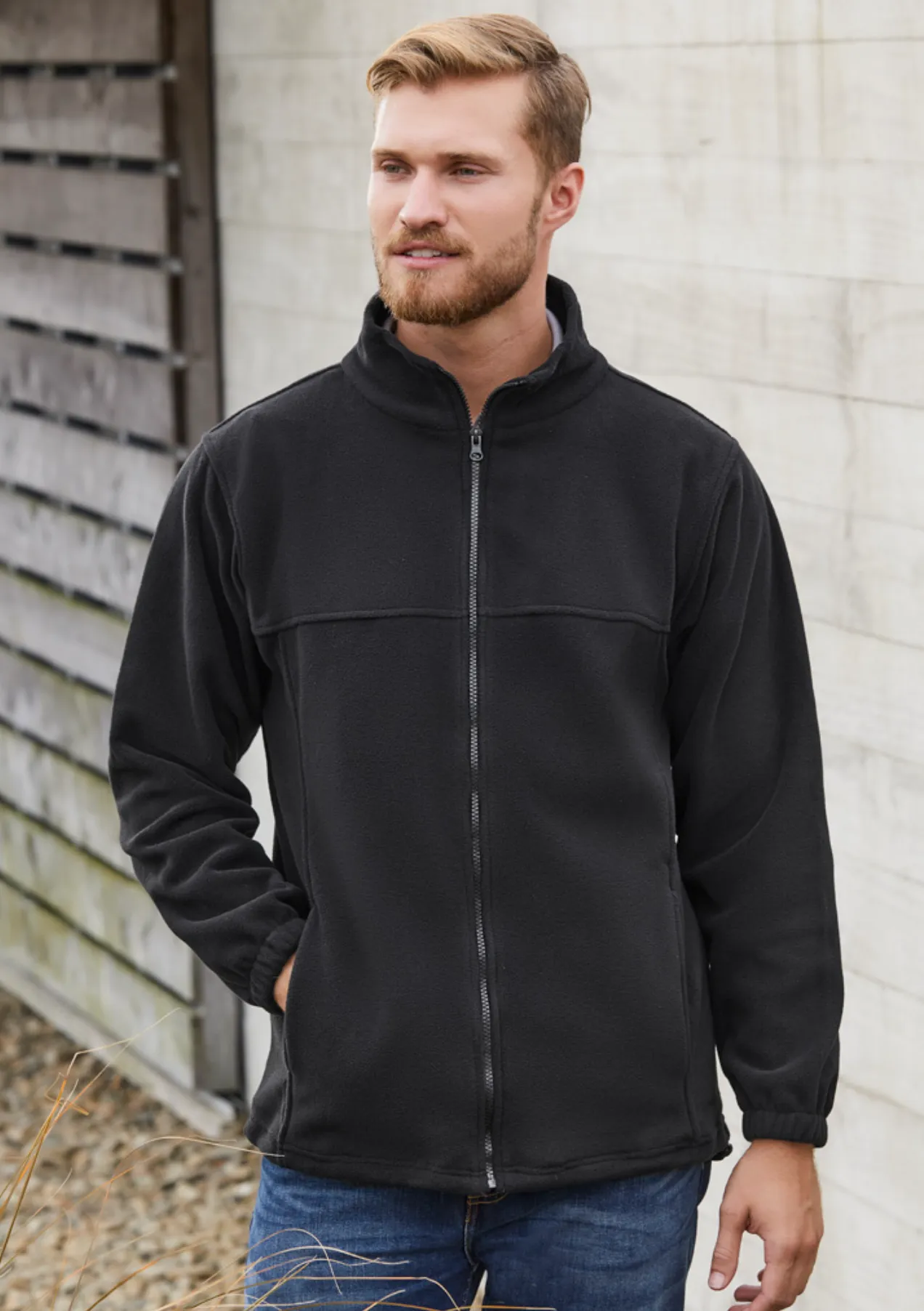 Biz Collection Plain Micro Fleece Jacket