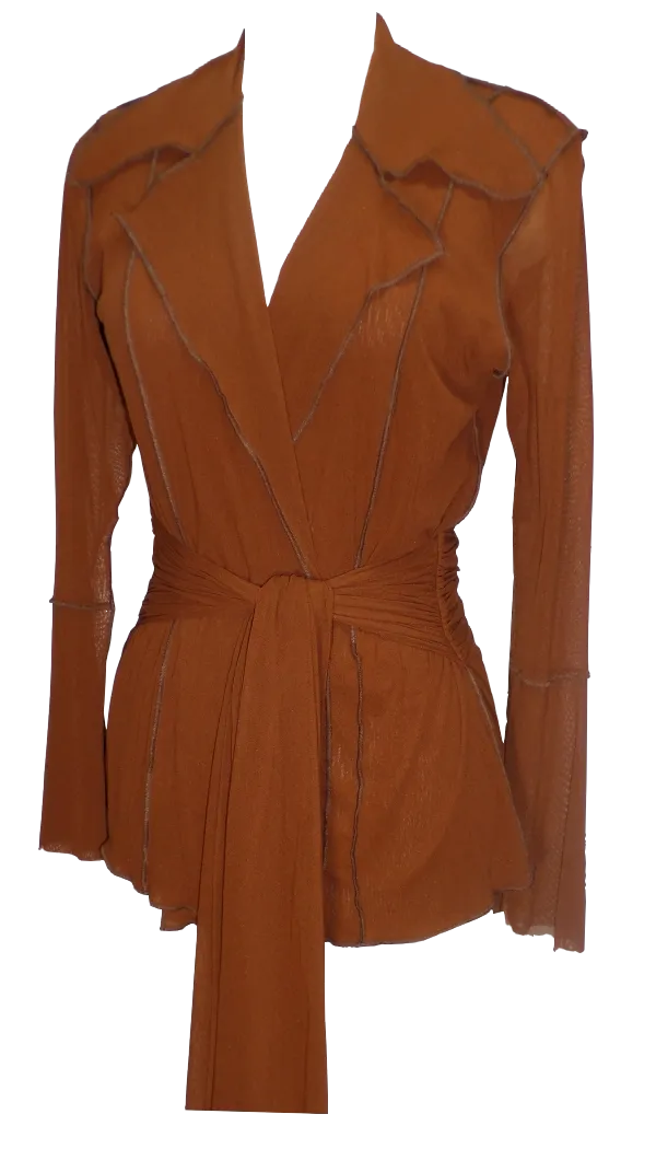 Blazer w/Sash Belt
