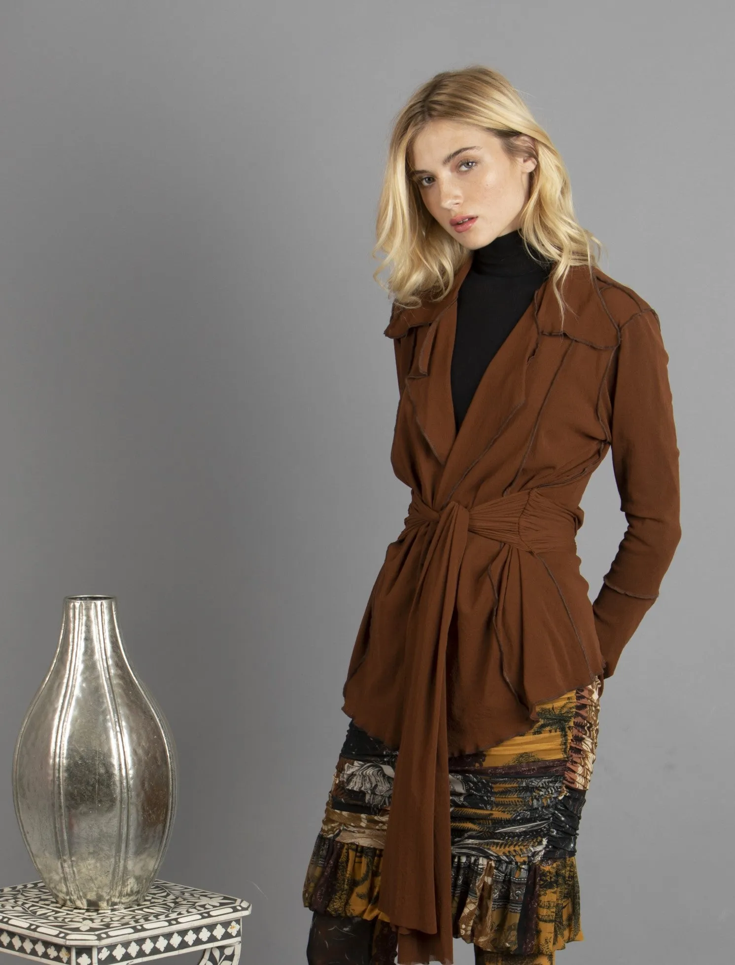 Blazer w/Sash Belt